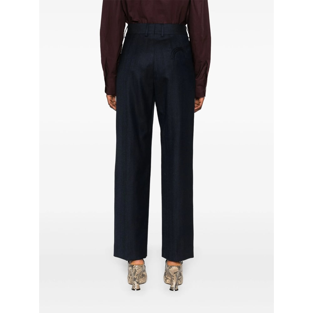 Blazé Milano Casual Trousers With Belt Loops In Black