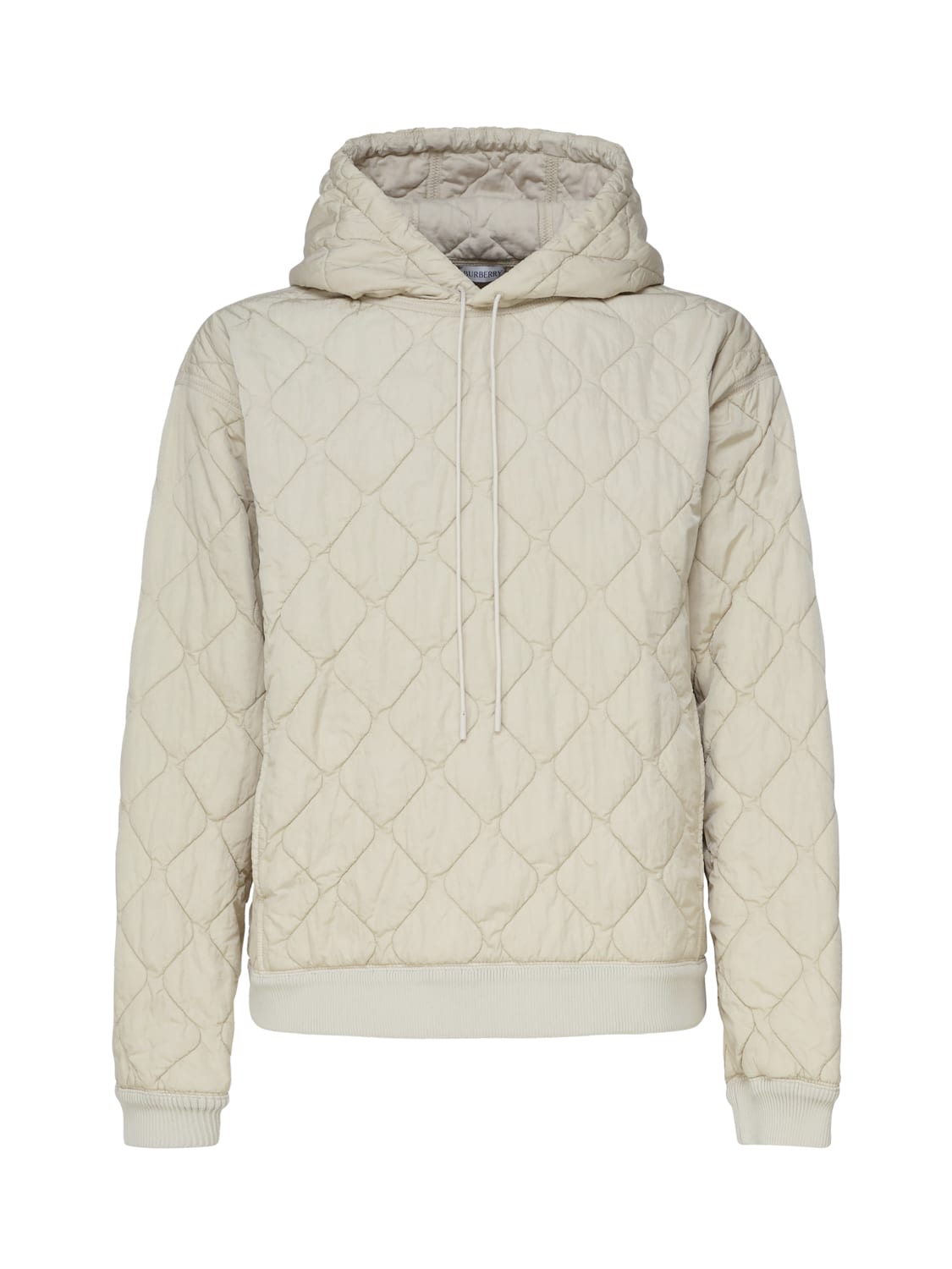 Quilted Sweatshirt With Hood And Drawstring