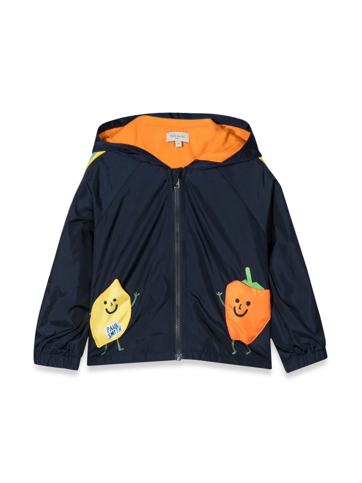 Paul Smith Kids' Hooded Jacket In Blu