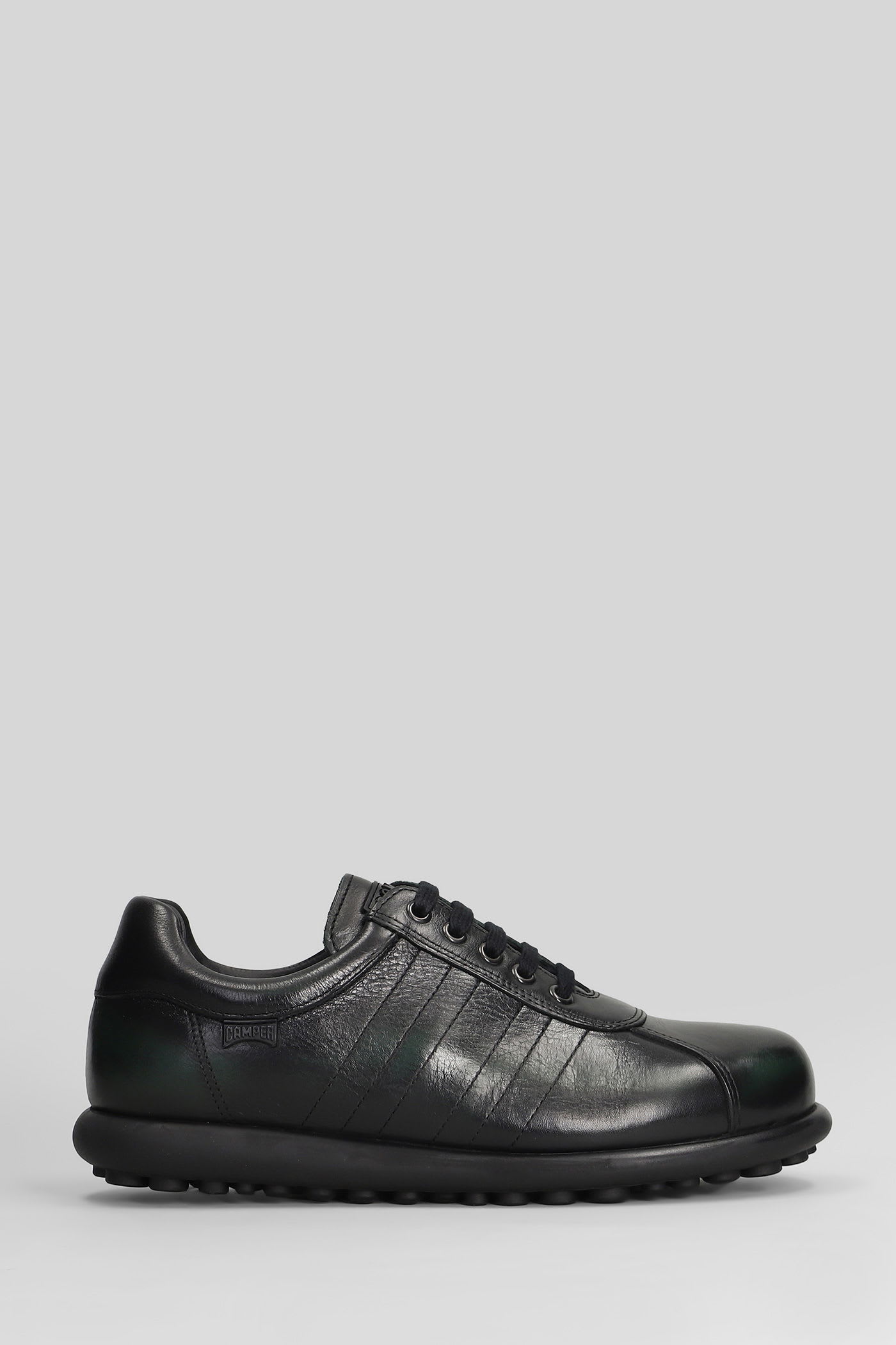 Camper Pelotas Ariel Sneakers In Black Leather In Black