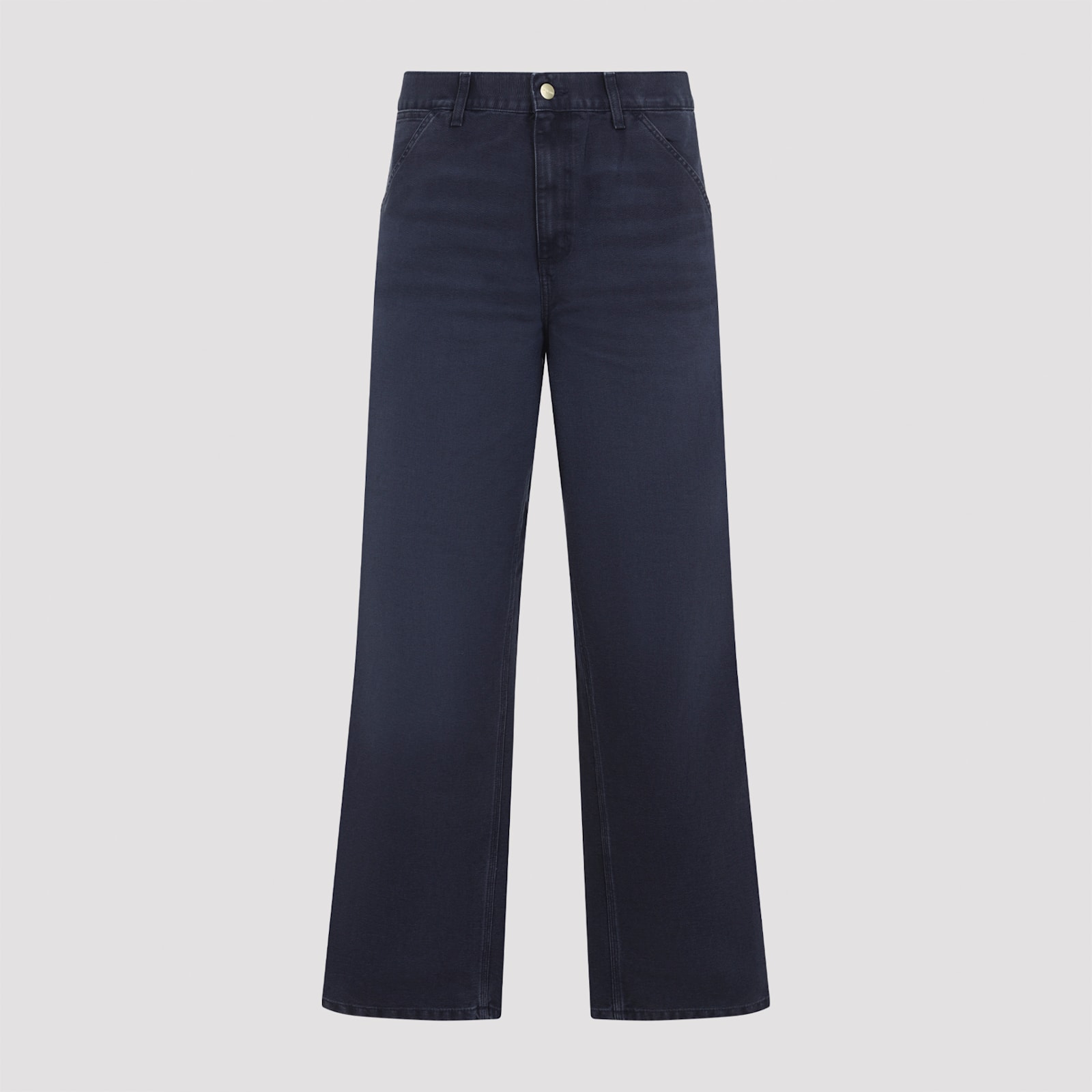 Carhartt Double-pocket Organic Cotton Jeans In Blue