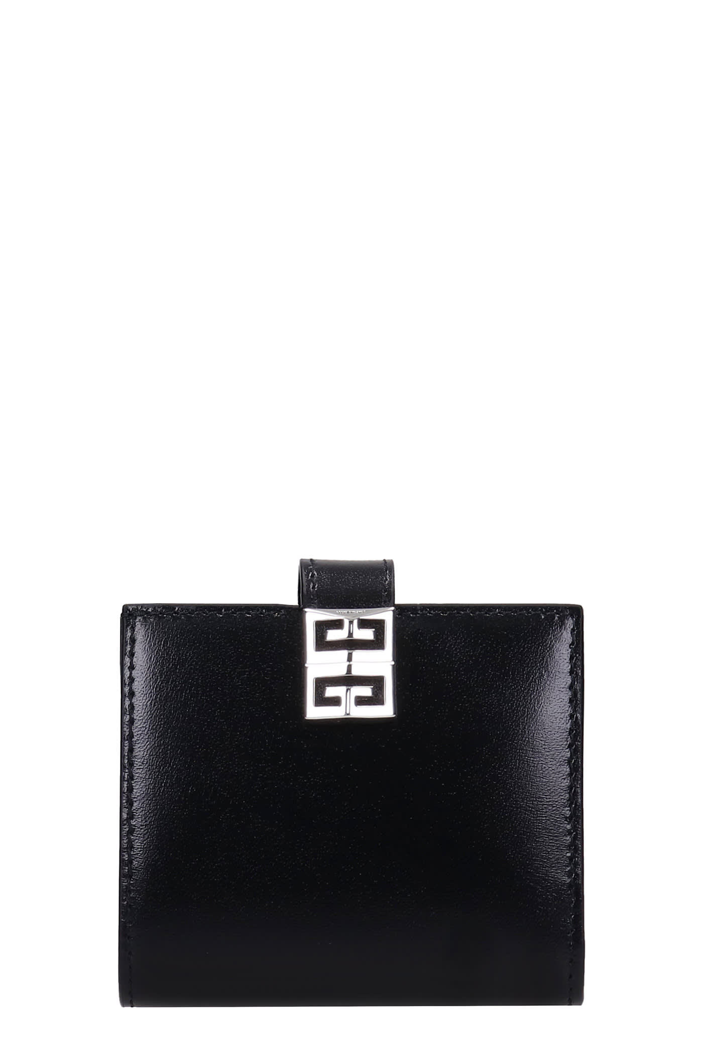 Givenchy 4g Clutch In Black Leather