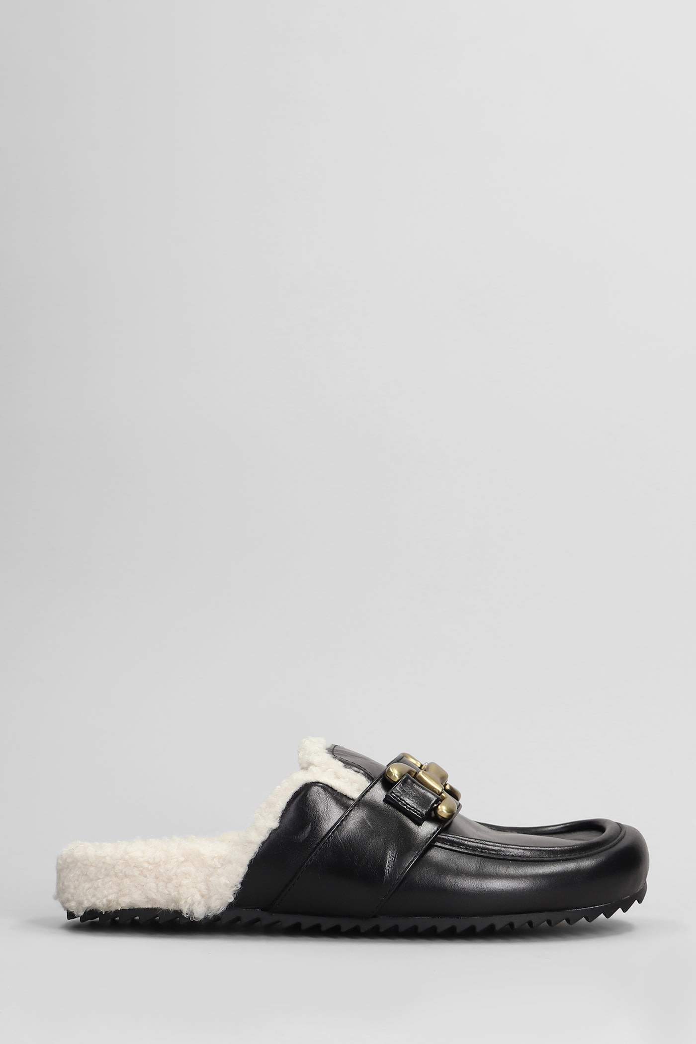 Zagreb Mule Slipper-mule In Black Leather