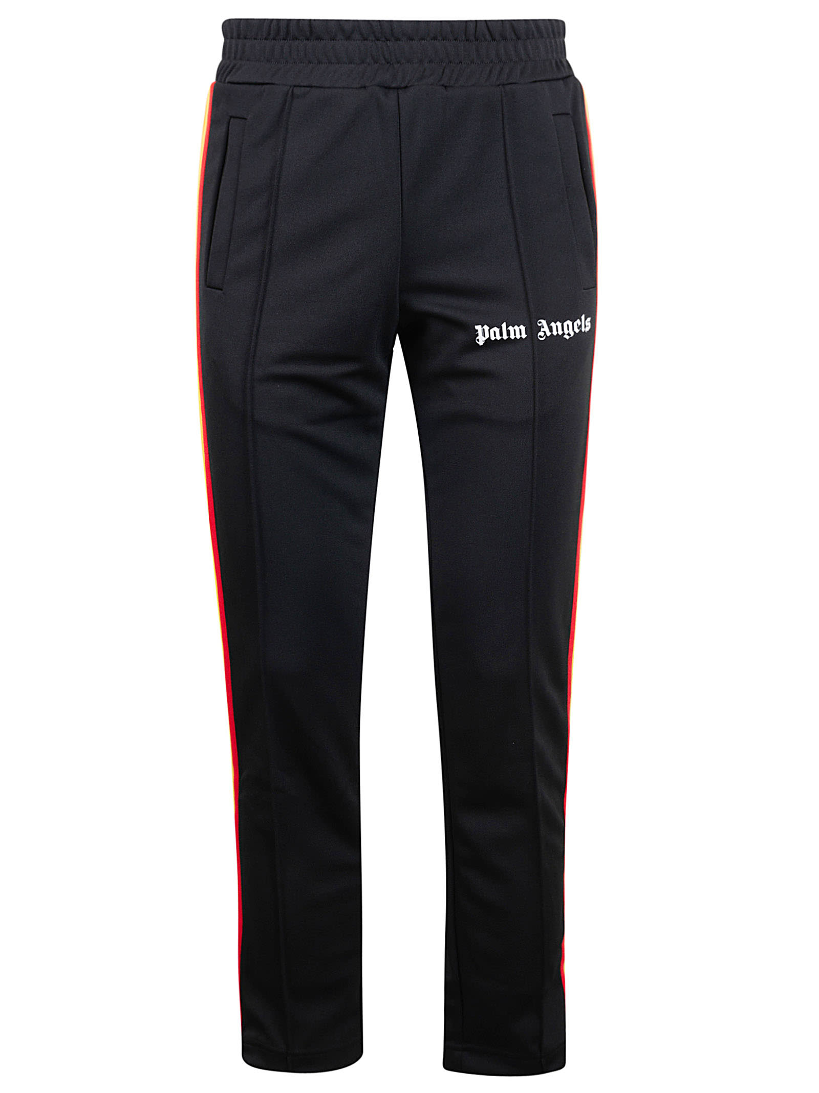 Palm Angels Classic Rainbow Track Pants In Black/multicolor | ModeSens