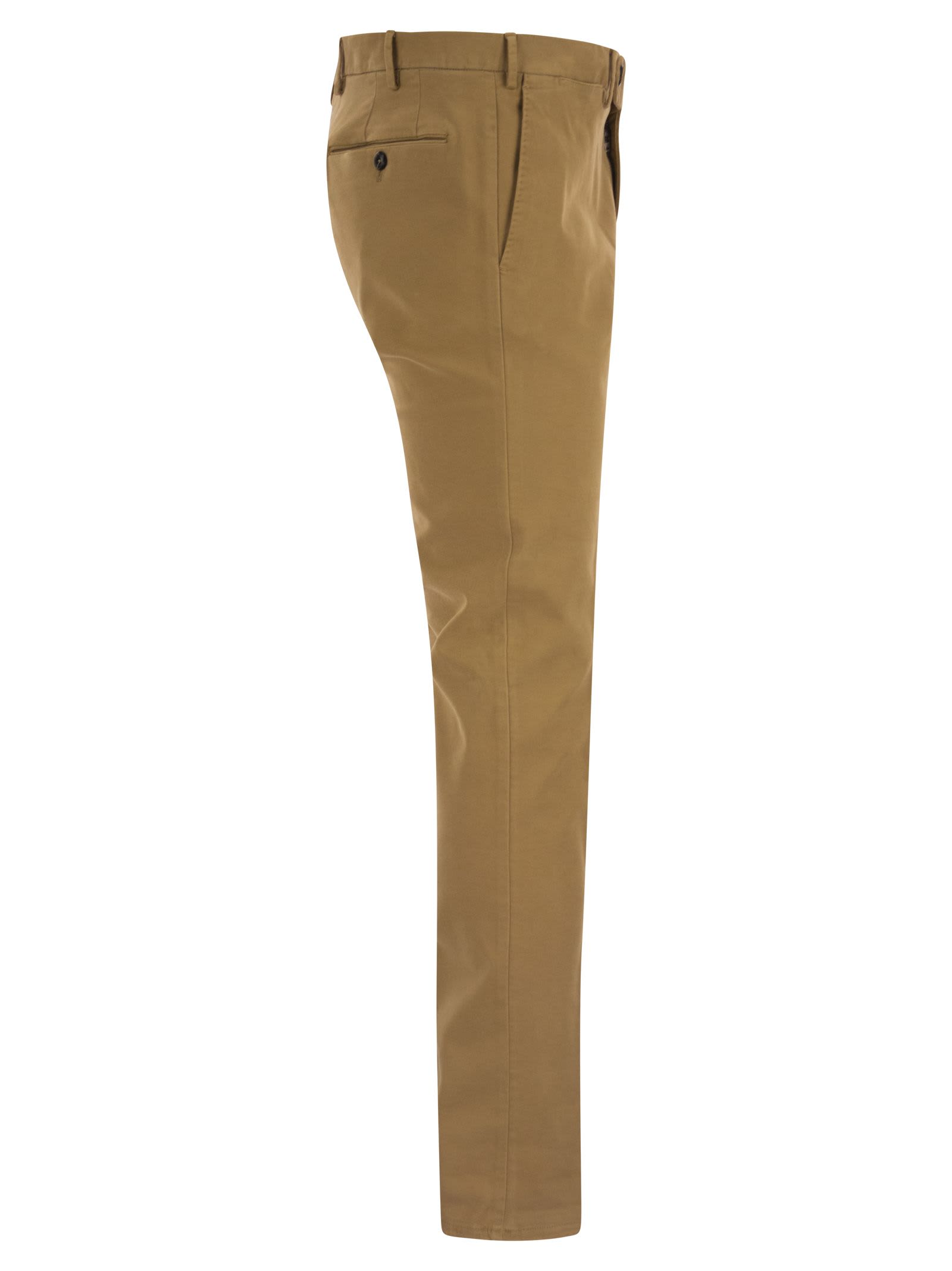 Pt01 Super Slim Trousers In Hazelnut