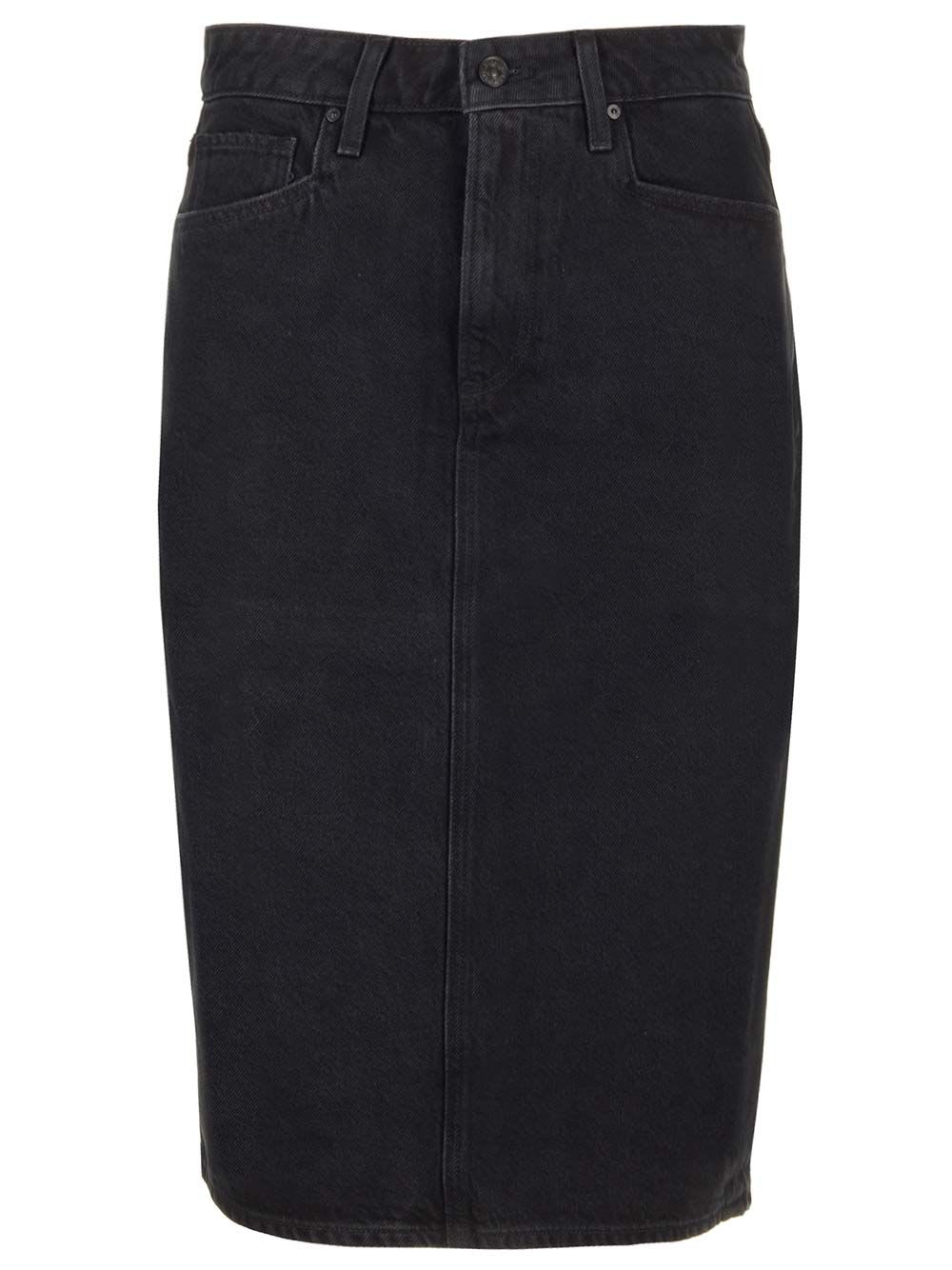 Denim Pencil Skirt