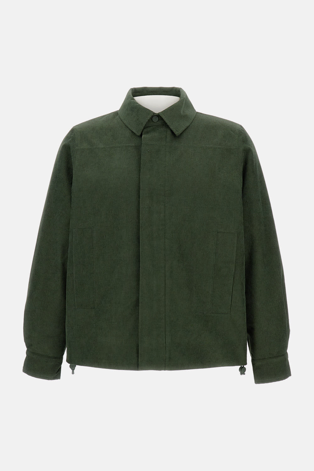 K-way Shary Overshirt In Corduroy In Green