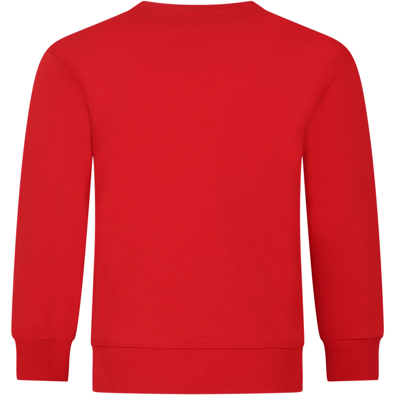 Shop Dsquared2 Red Sweatshirt For Boy With Logo