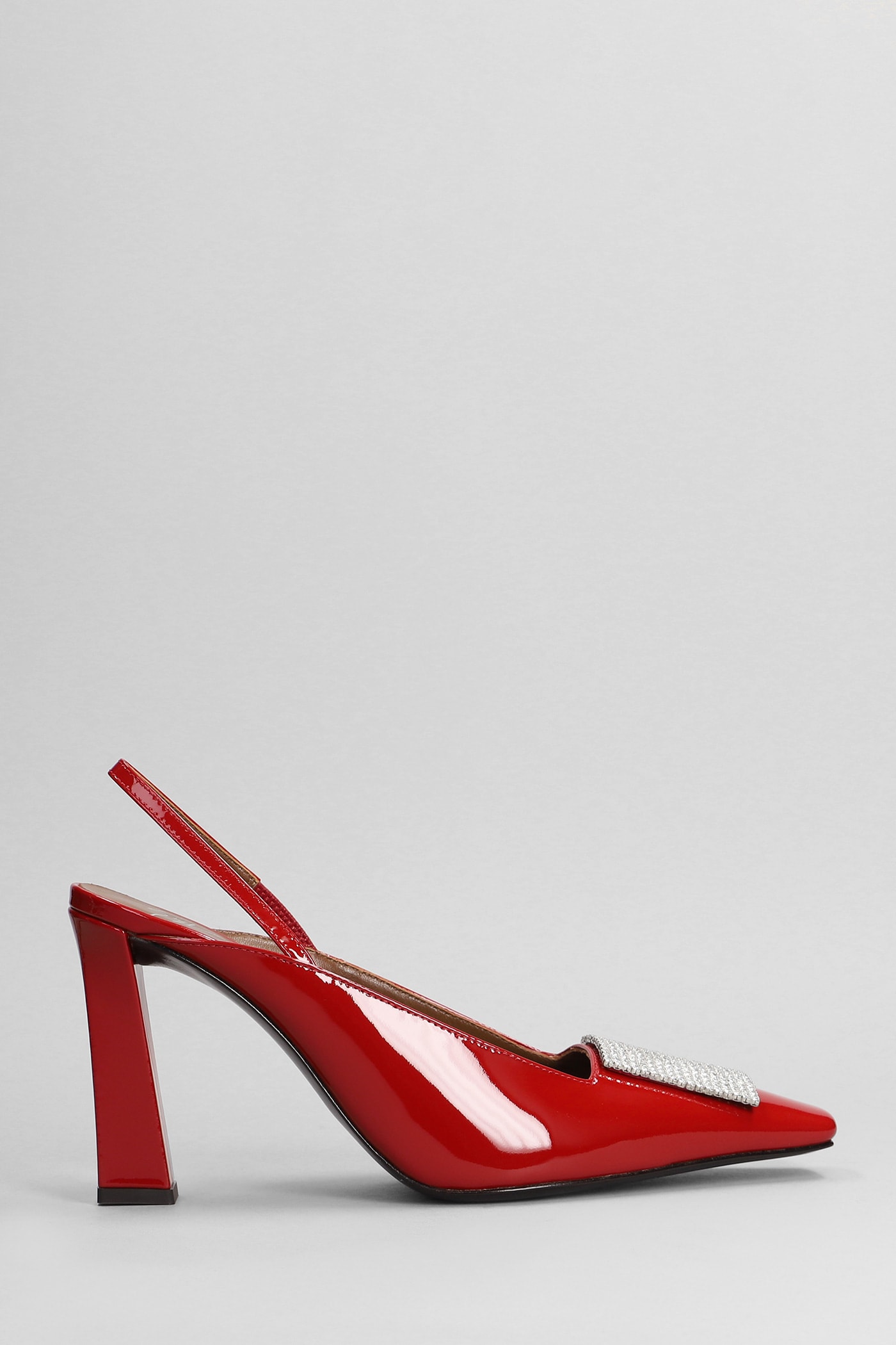 Shop Giuseppe Zanotti Pumps In Red Patent Leather