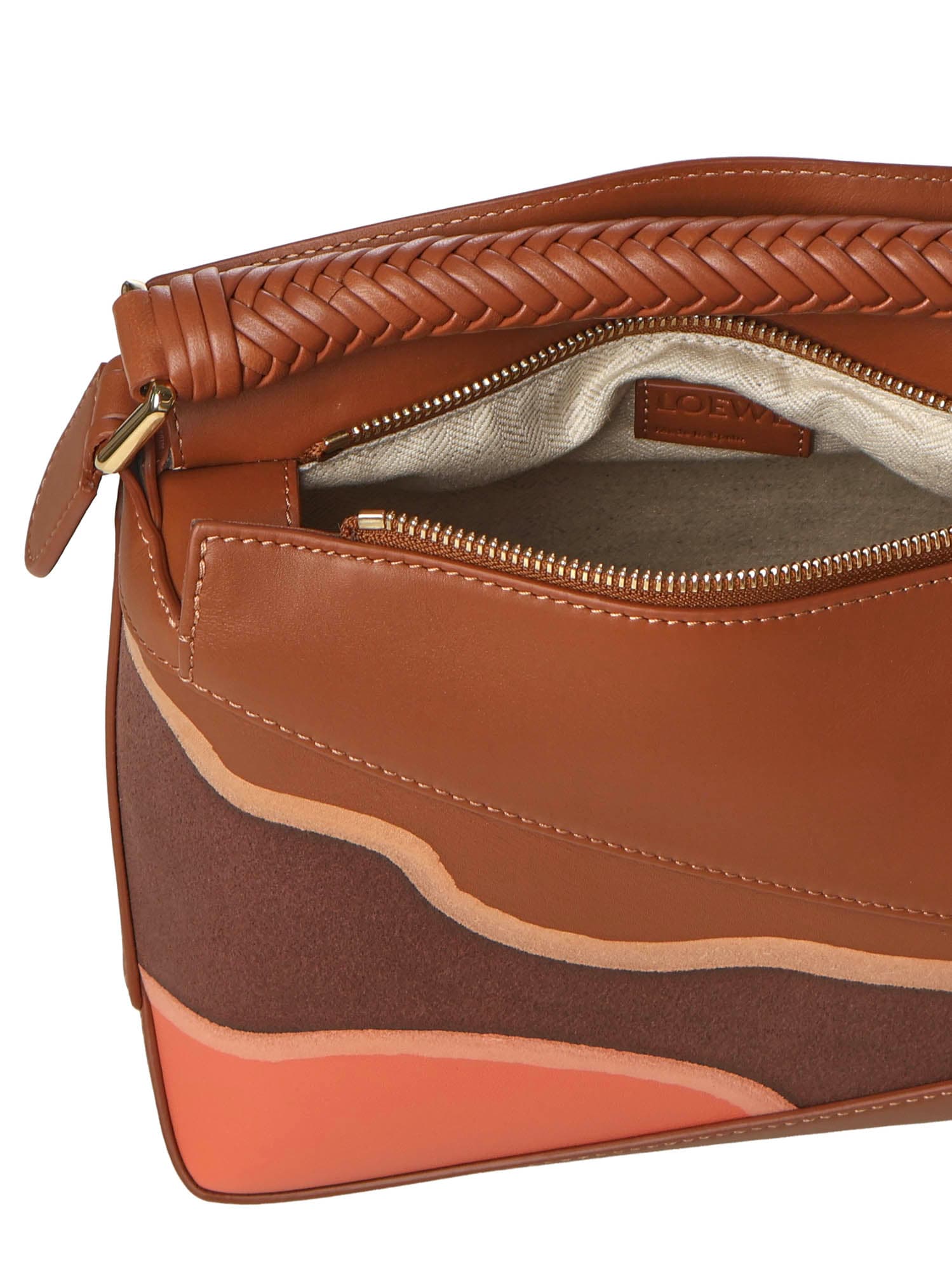 Loewe Small Puzzle Edge Landscape Bag In Multi