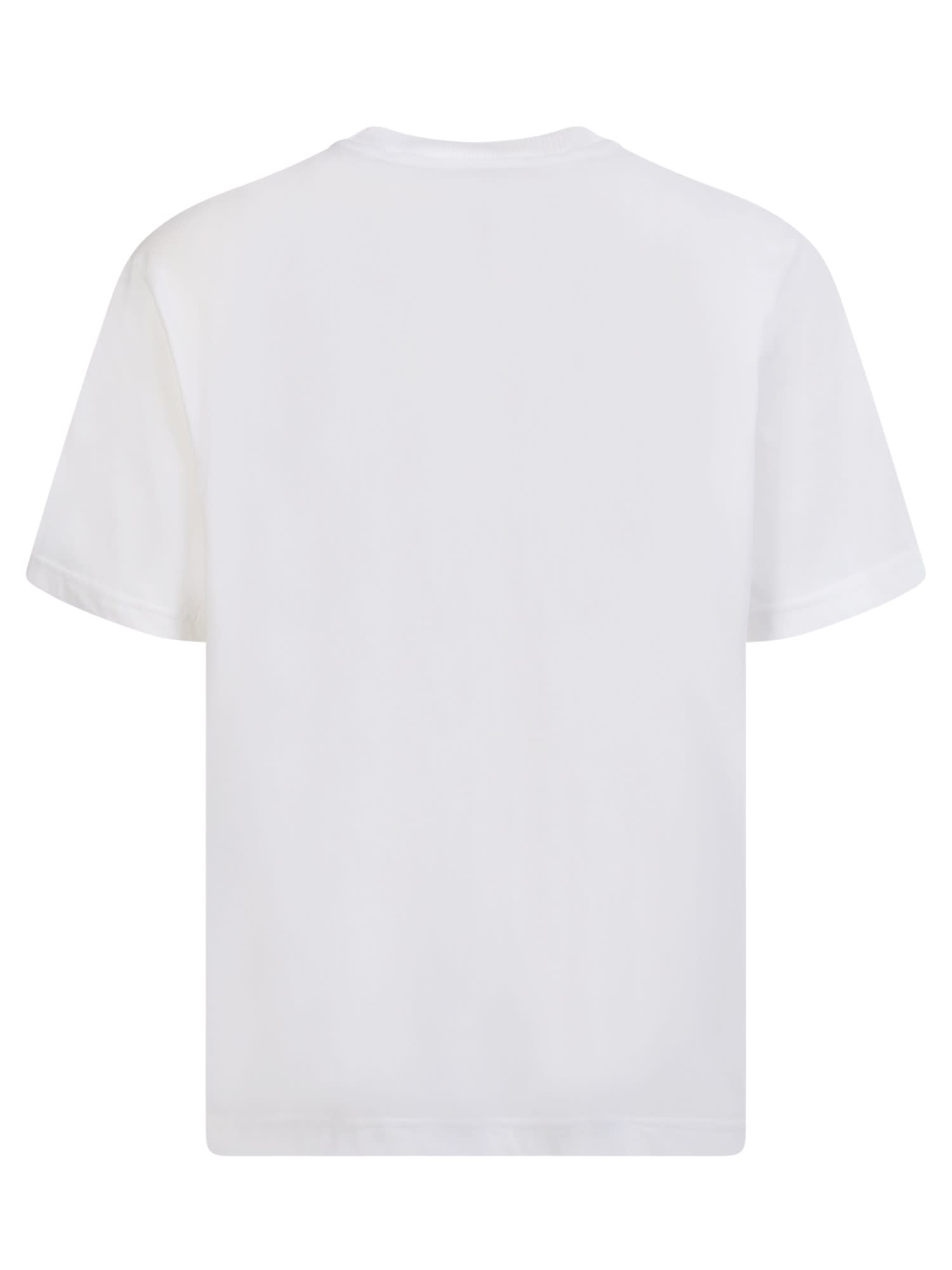 Shop Sunnei T-shirt Everyday I Wear  In White