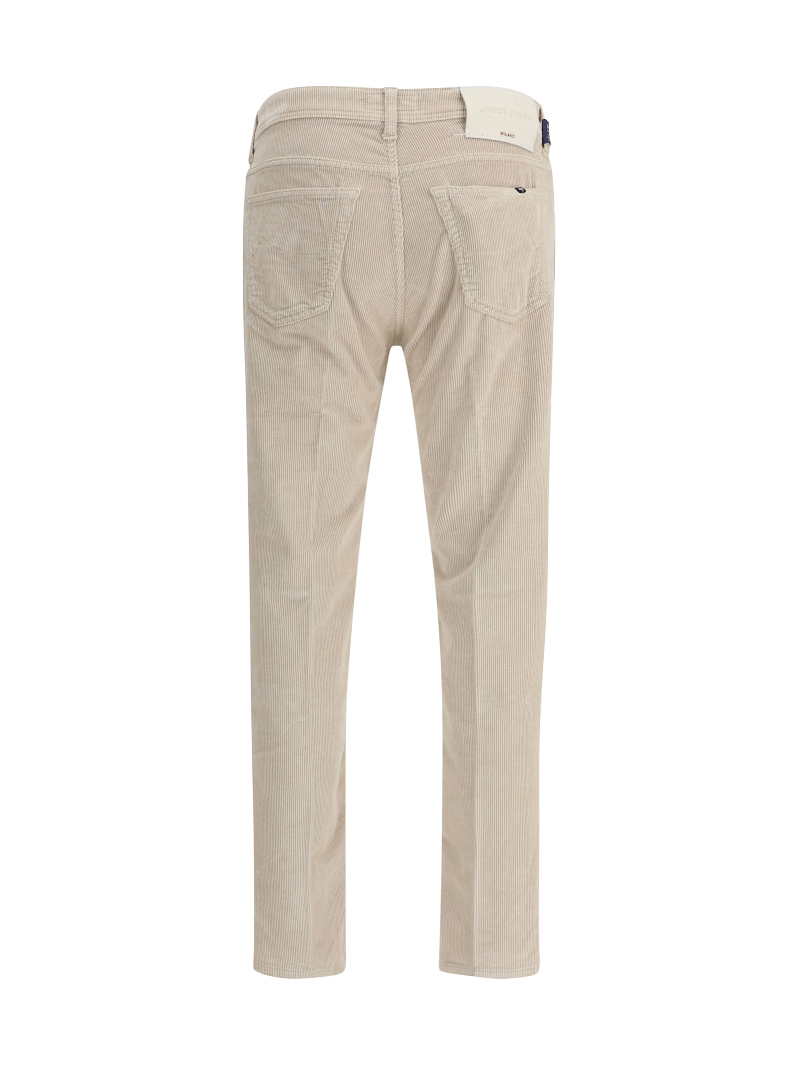 Jacob Cohen Five-pocket Corduroy Trousers In Neutral