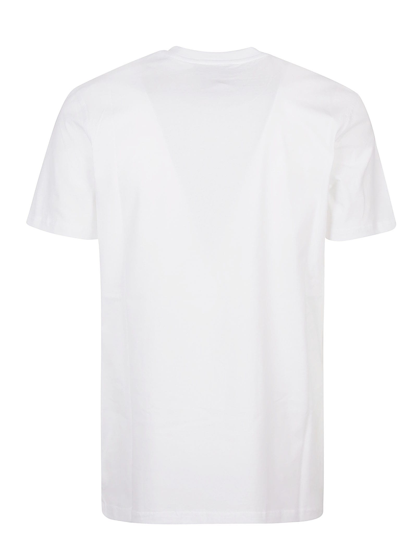 Shop Moschino T-shirt In Bianco Fantasia
