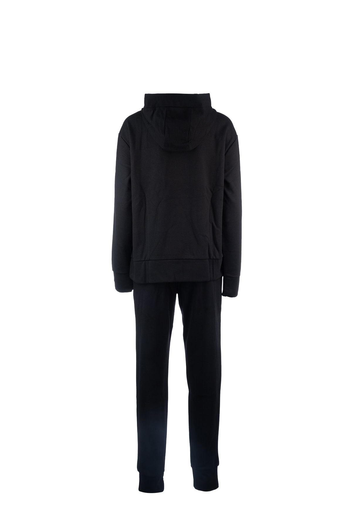 Ea7 Emporio Armani Suits In Black Logo Light Gold