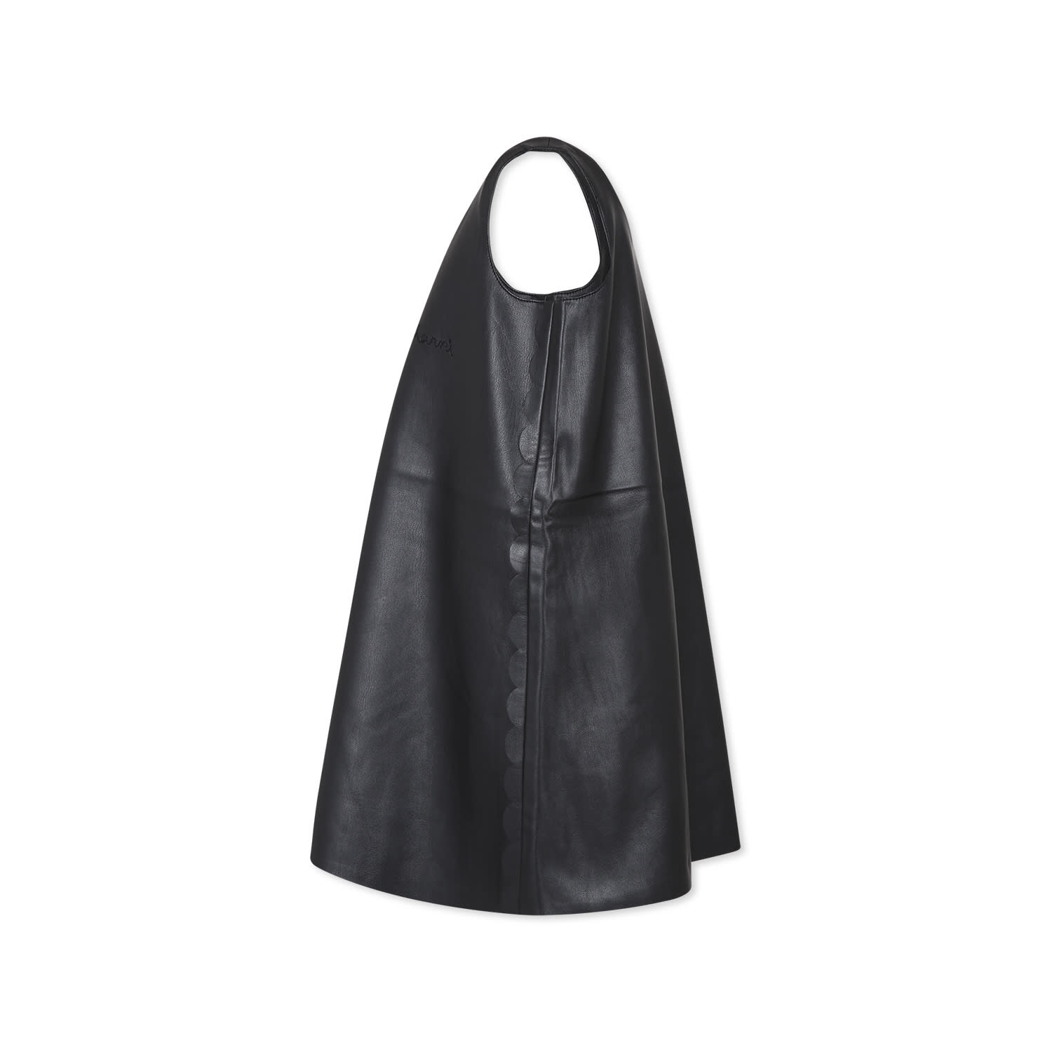 Marni Black Dress For Girl With Logo In Black