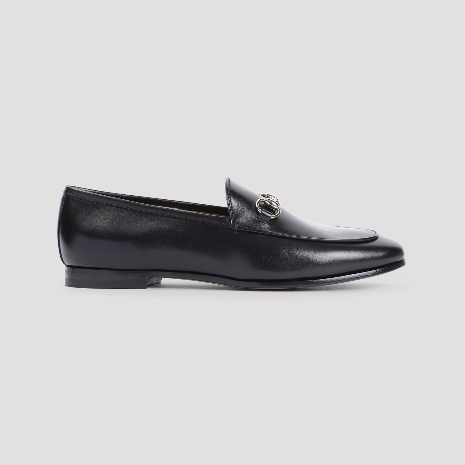 Shop Gucci Jordaan Loafers In Black