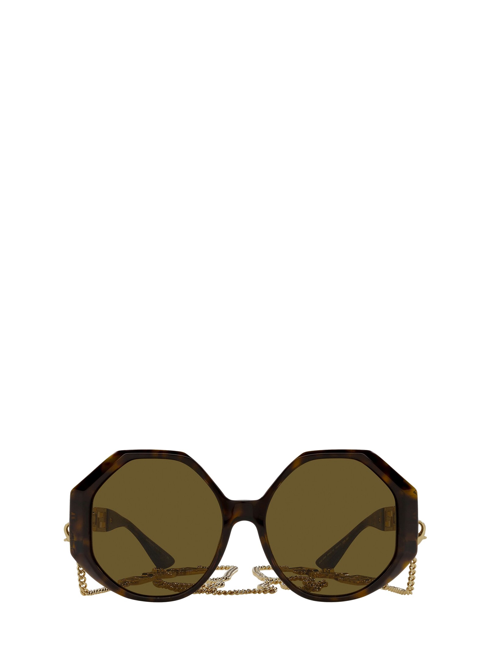 Versace Eyewear Versace Ve4395 Havana Sunglasses