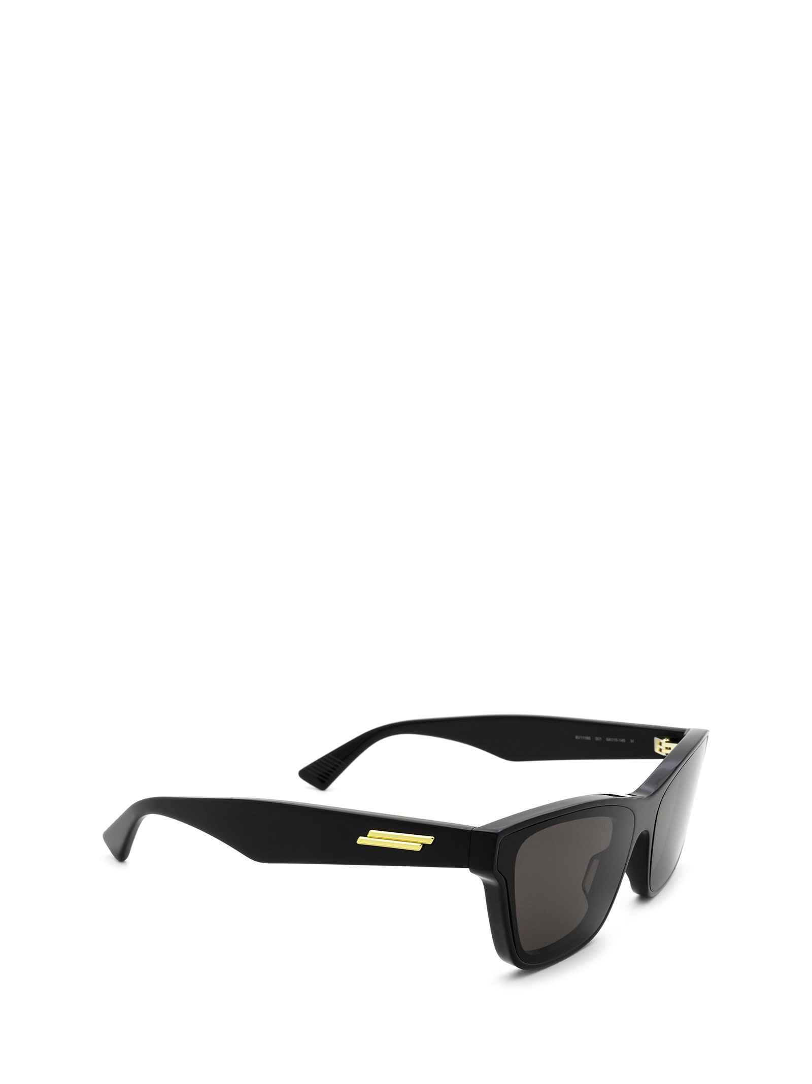 Shop Bottega Veneta Bv1119s Black Sunglasses