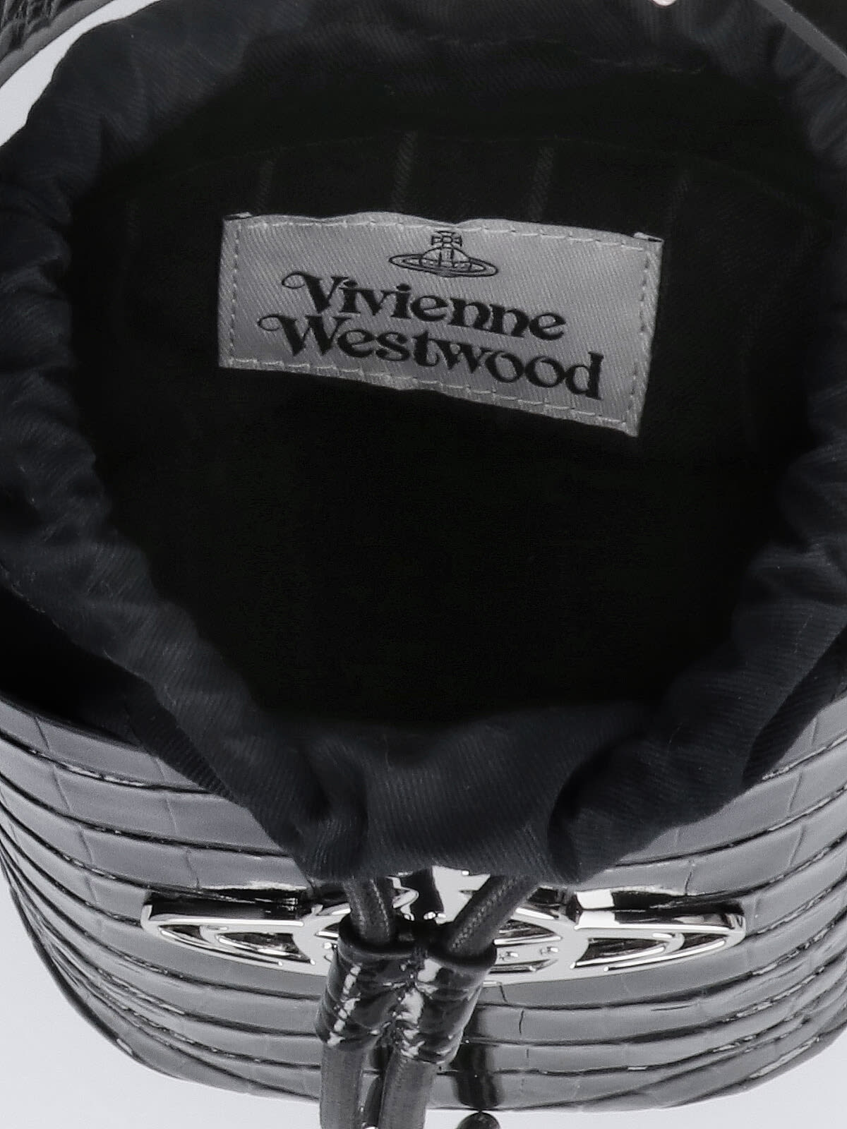 Vivienne Westwood Bucket Bag In Black