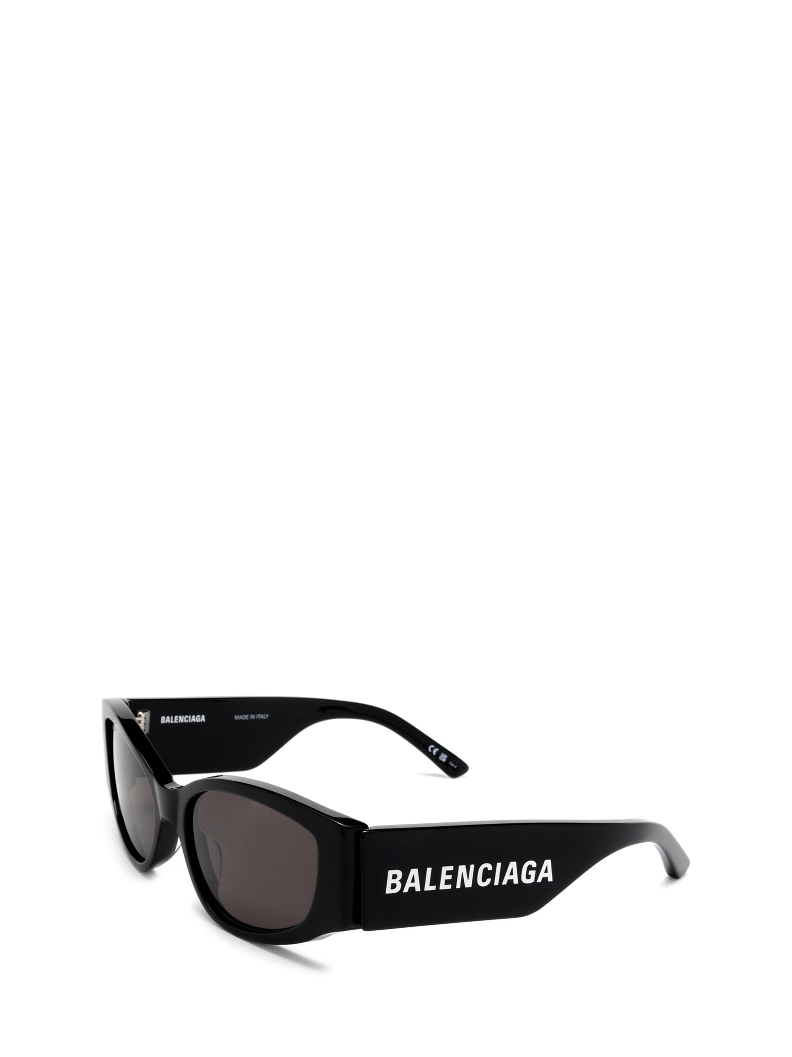 Shop Balenciaga Bb0258s Black Sunglasses