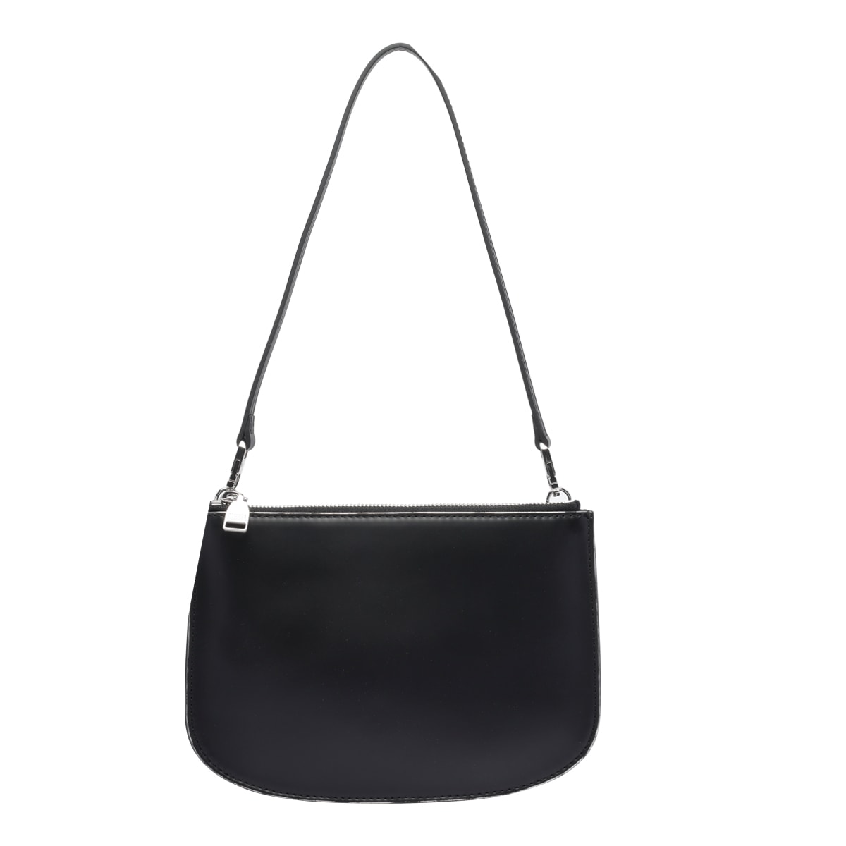 Diesel 1dr Twin Embossed-logo Shoulder Bag In Black