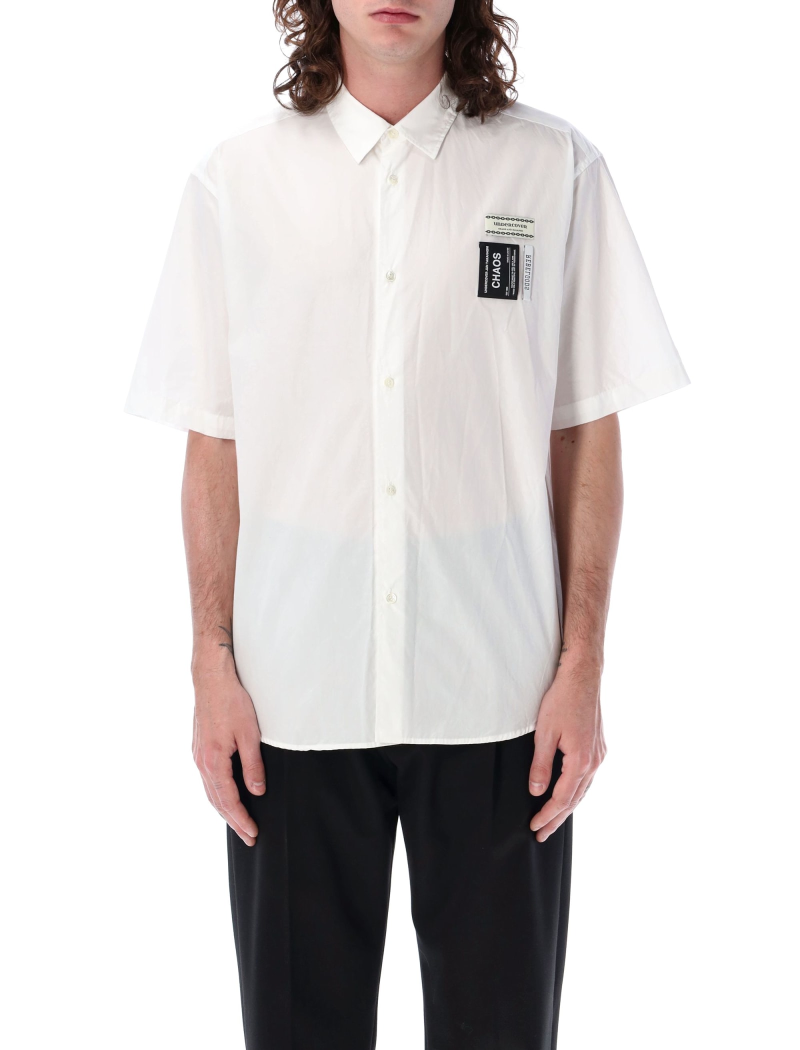 Shop Undercover Label S/s Shirt In White