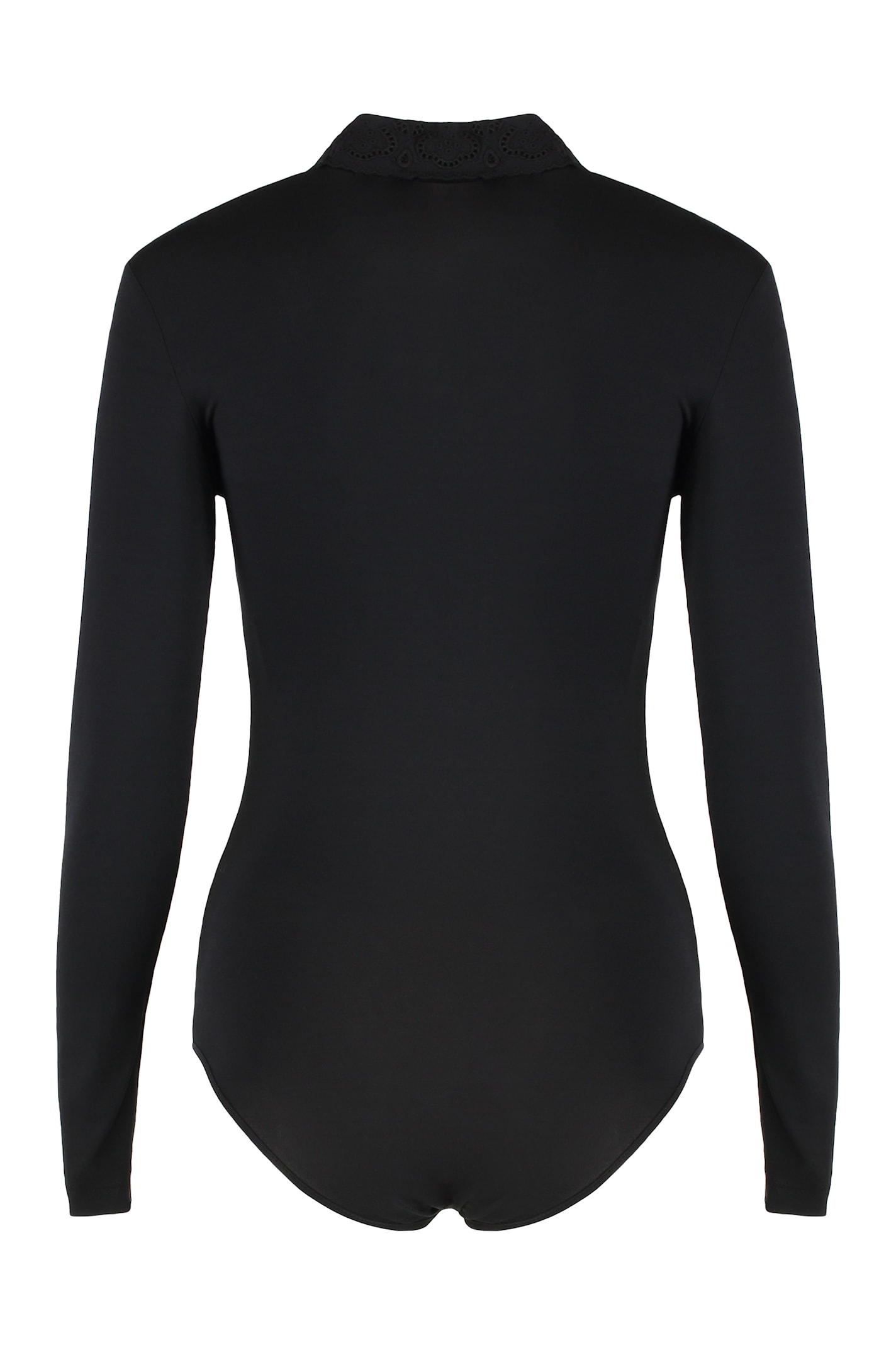 Magda Butrym Viscose Bodysuit In Black