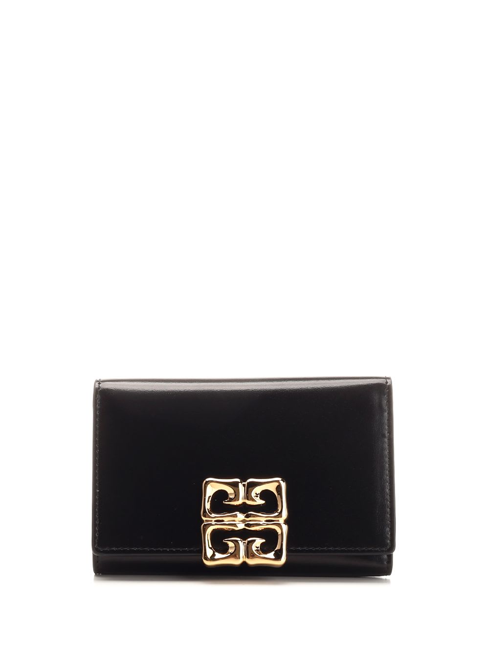 Shop Givenchy 4g Liquid Trifold Wallet In Black