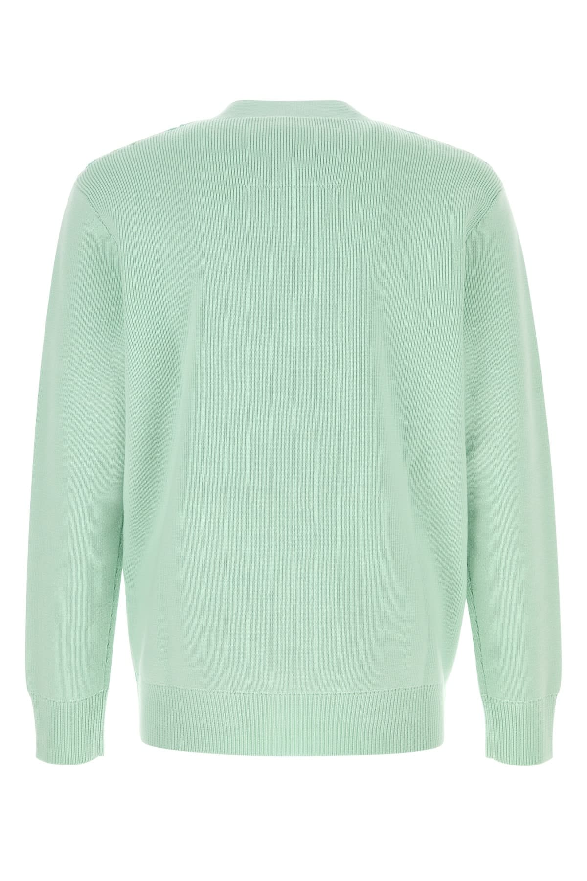 Givenchy Cardigan Wool Blend Argyle Pattern In Aquagreen