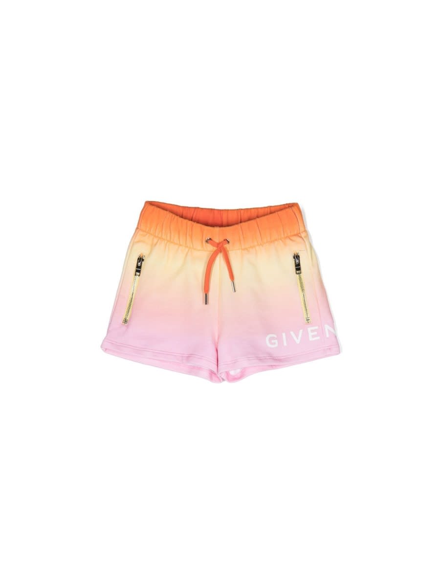 Givenchy Multicolor Drawstring Shorts In Multicolour