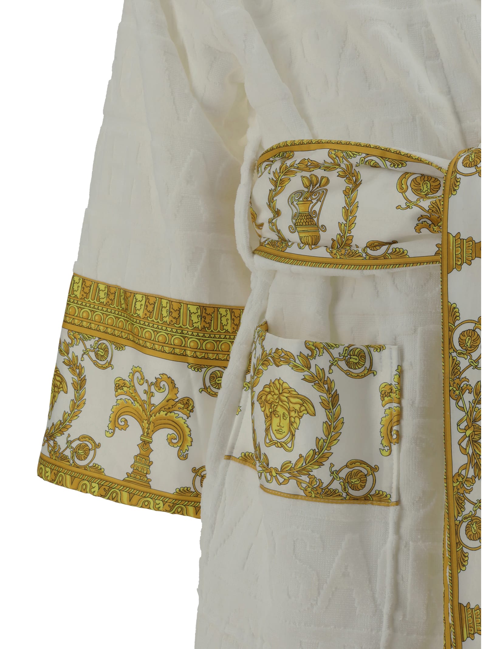 Versace Bathrobe In White