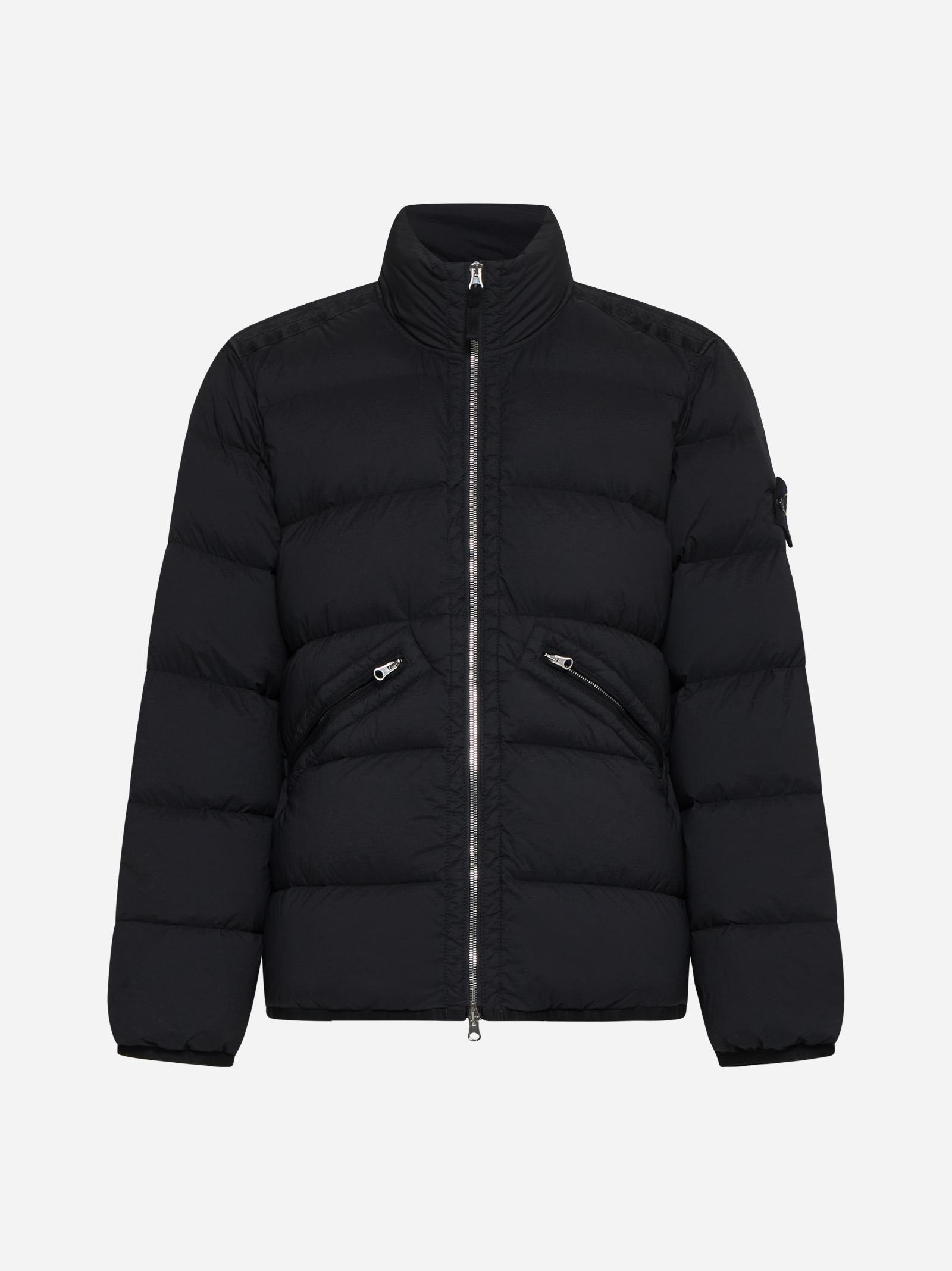 STONE ISLAND QUILTED NYLON DOWN JACKET 