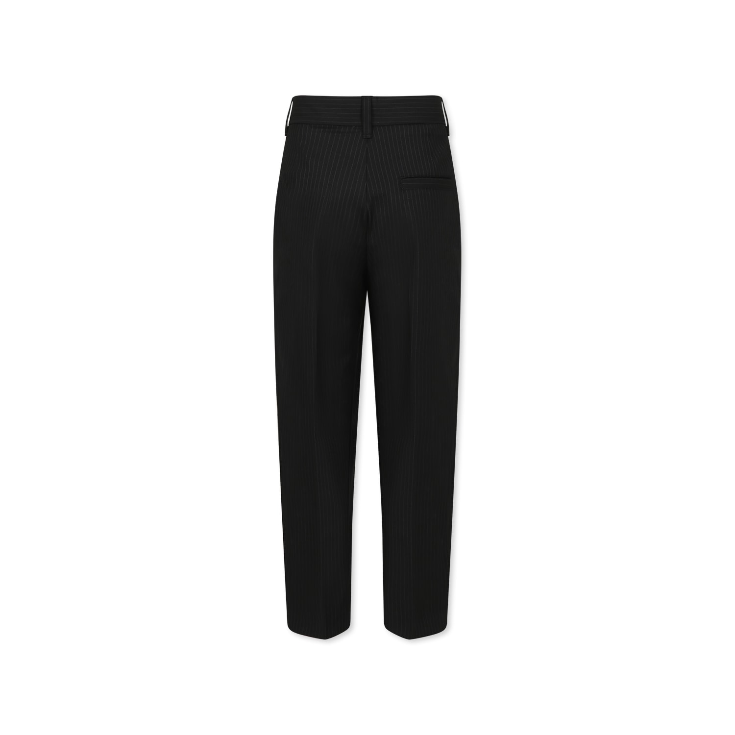 Hugo Boss Black Trousers For Boy With Logo In Black