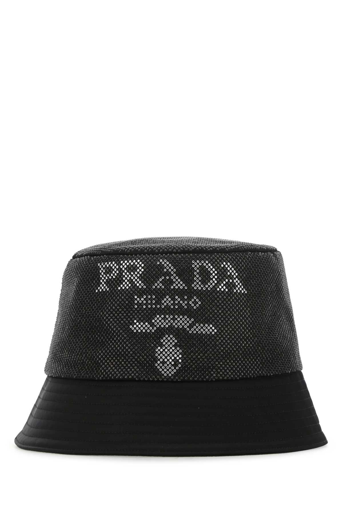 Prada Logo Embellished Bucket Hat