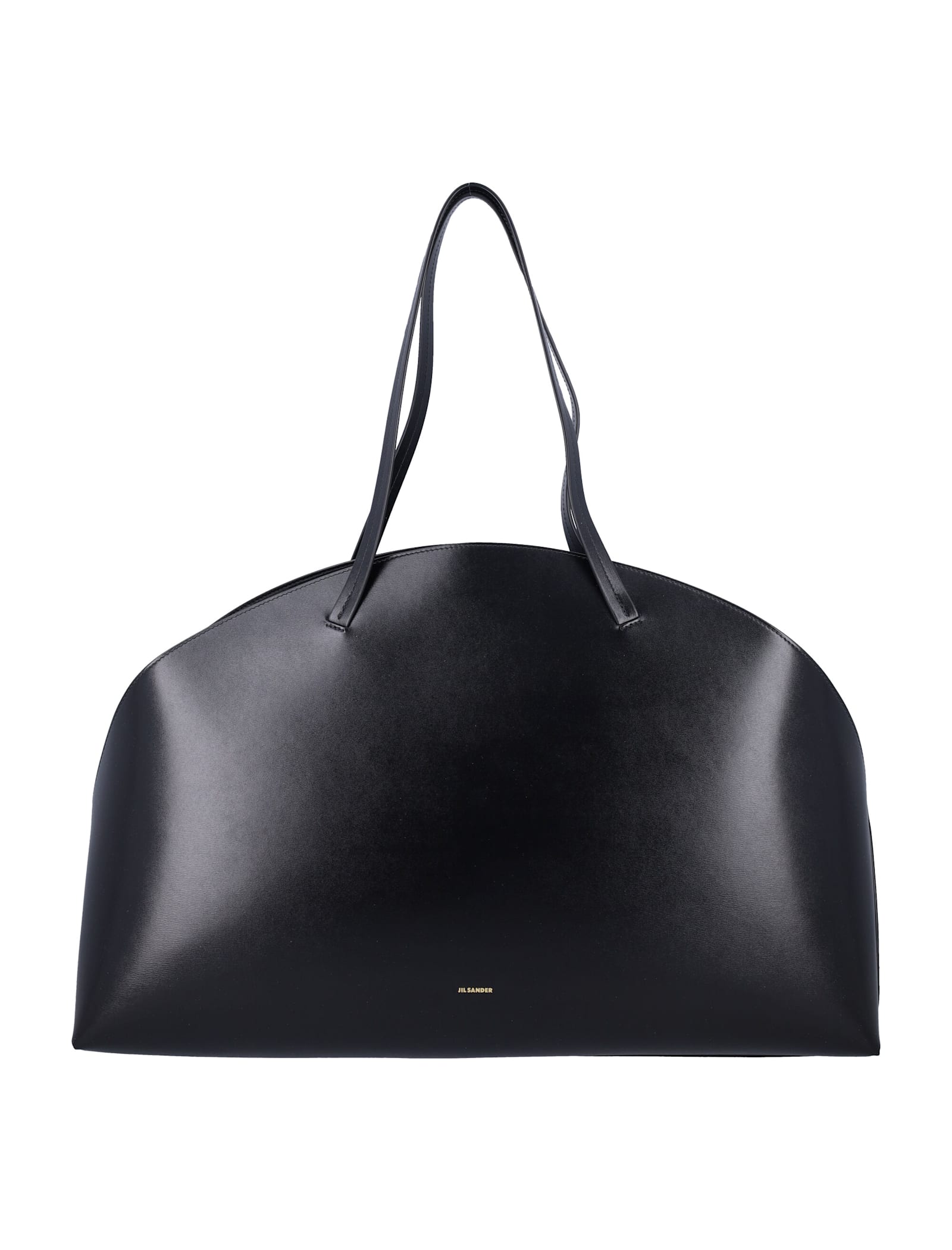 Jil Sander Curve Shoulder Large In Black