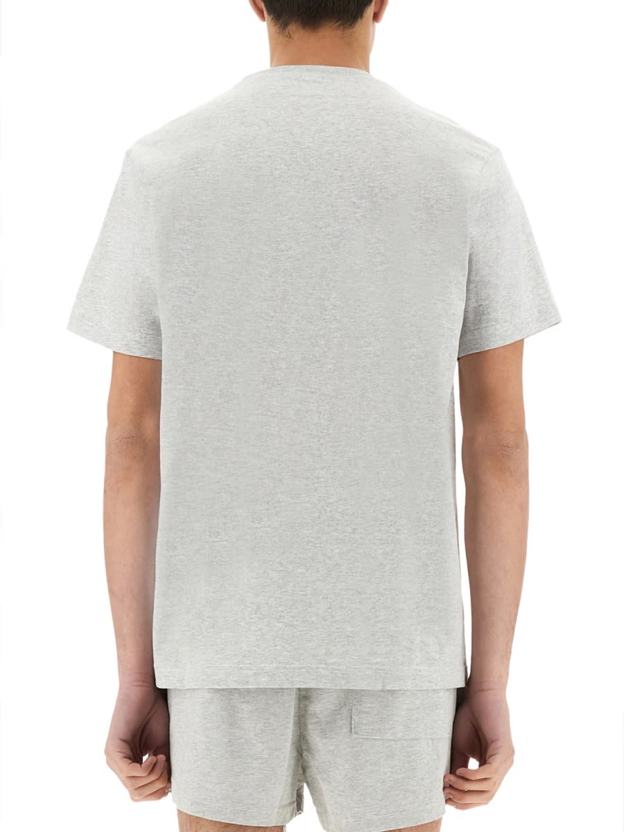 Shop Sporty & Rich Varsity T-shirt In Grey