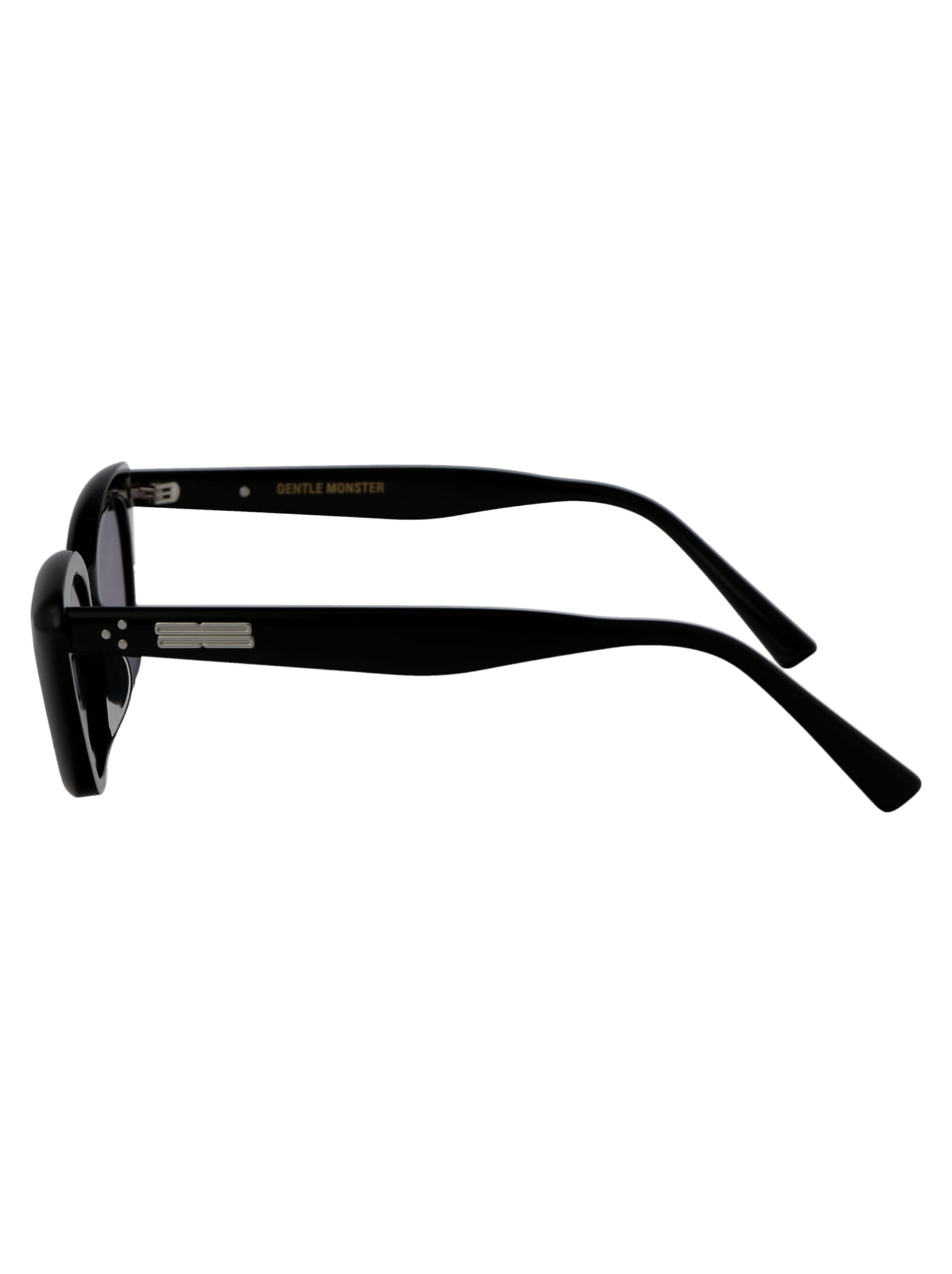 Shop Gentle Monster Terra Cotta Sunglasses In 01 Black