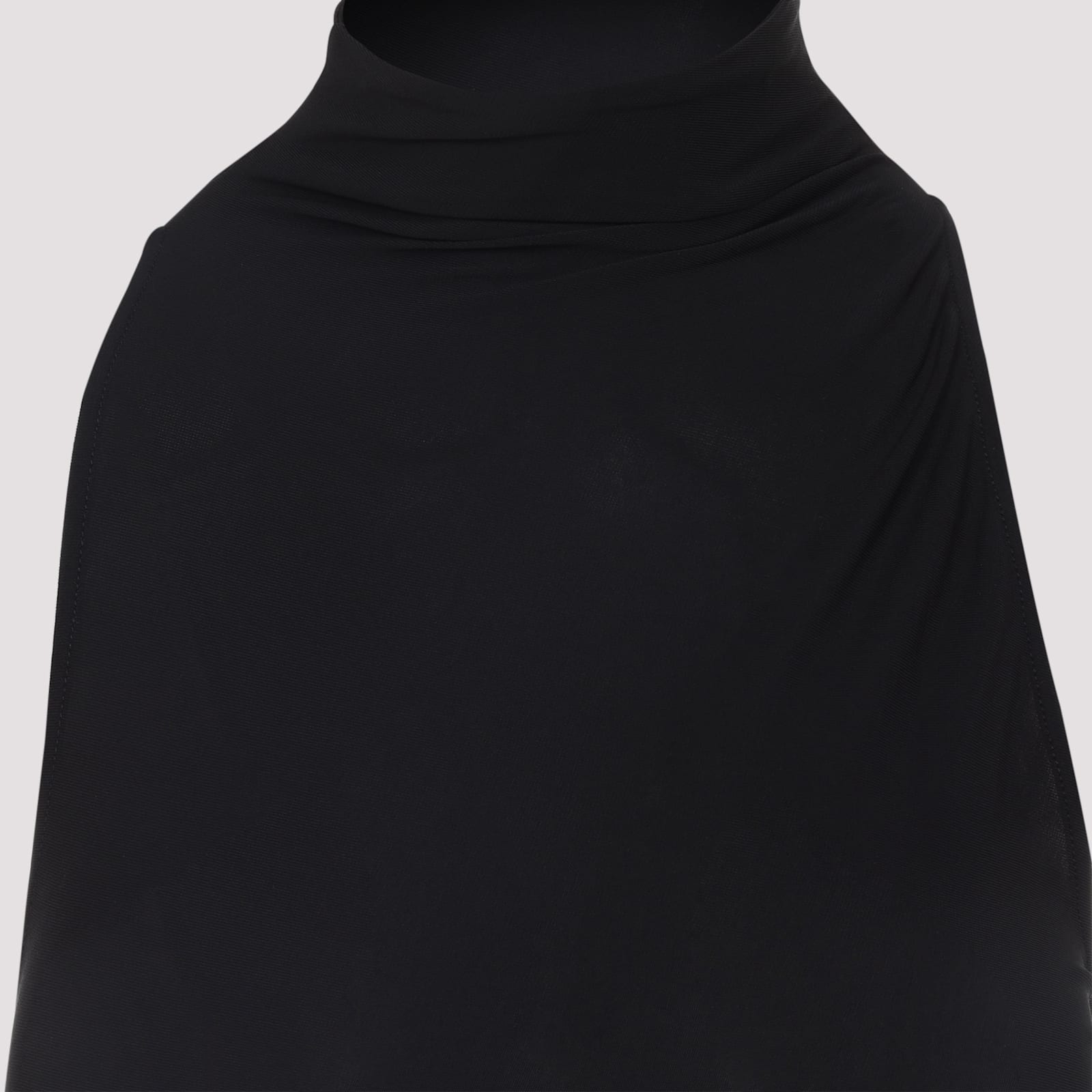 Jacquemus Womens Black Piazza Draped Stretch-woven Maxi Dress Xs In Black