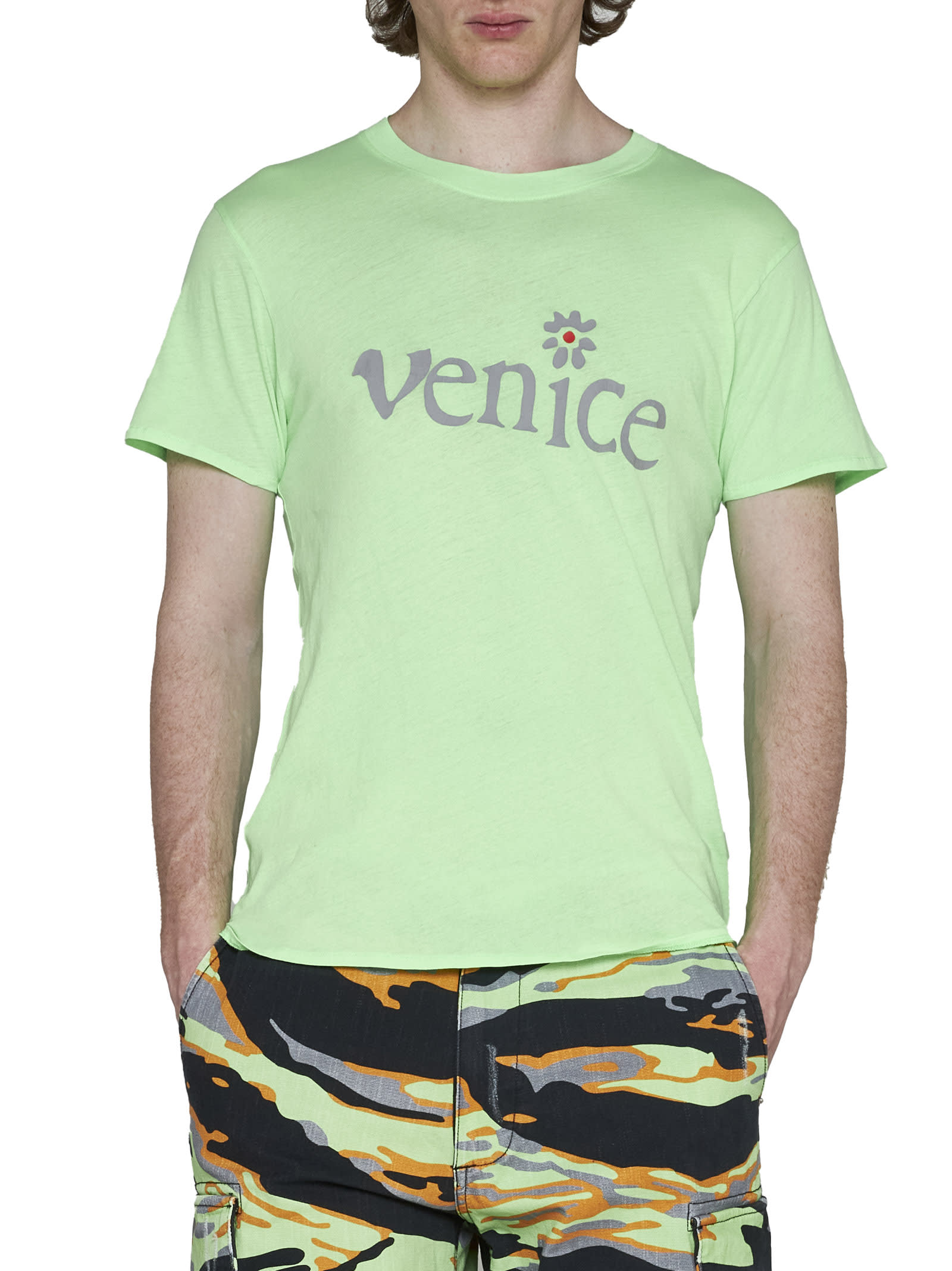 Shop Erl T-shirt In Green