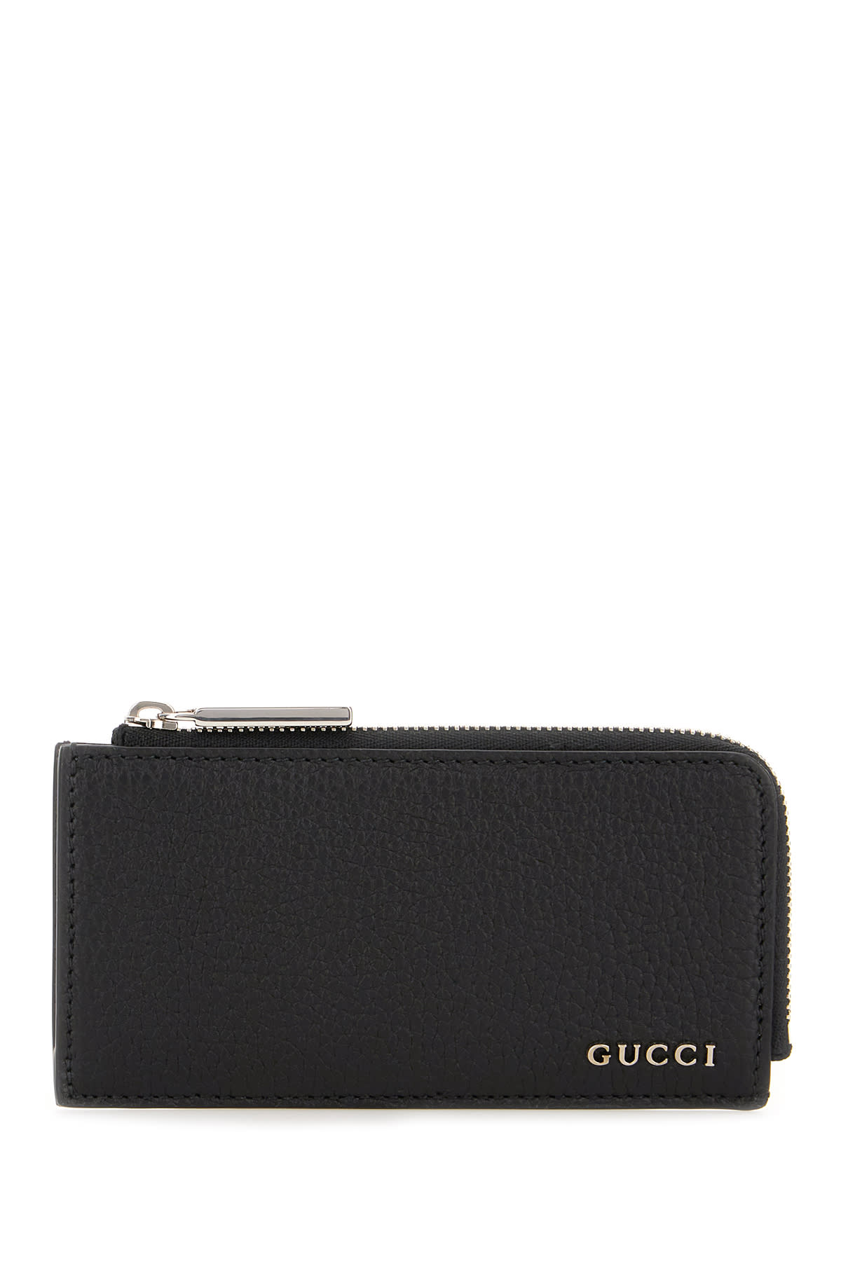Black Leather Card Holder