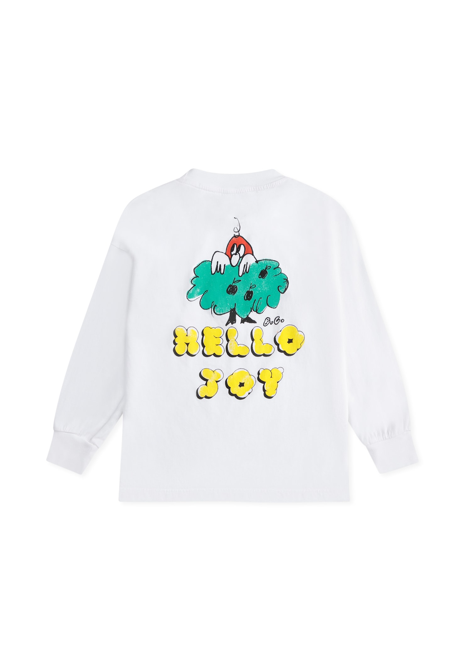 Bobo Choses White T-shirt For Kids With Writing In White