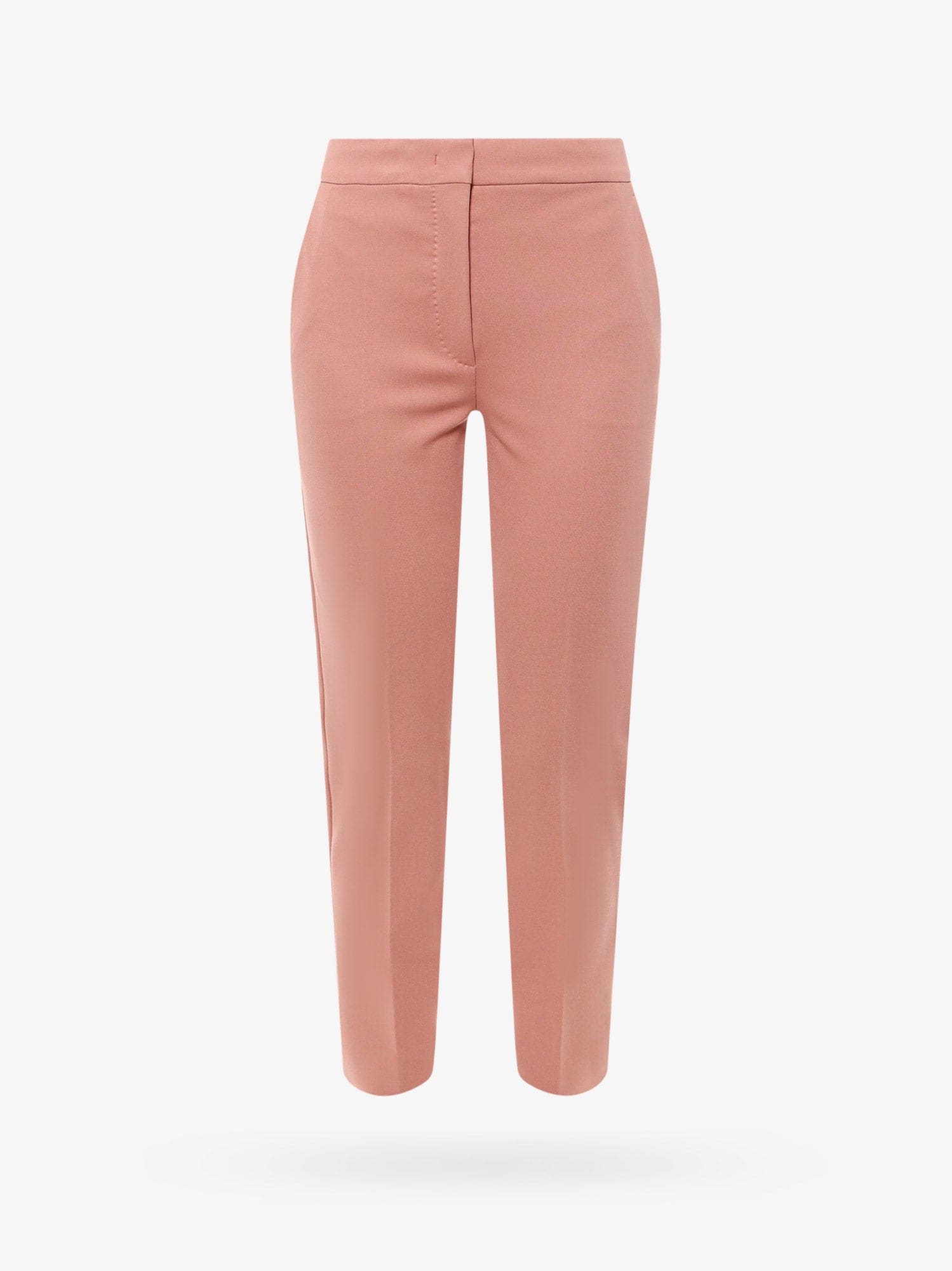 Max Mara Plain Jersey Casual Pants In Pink