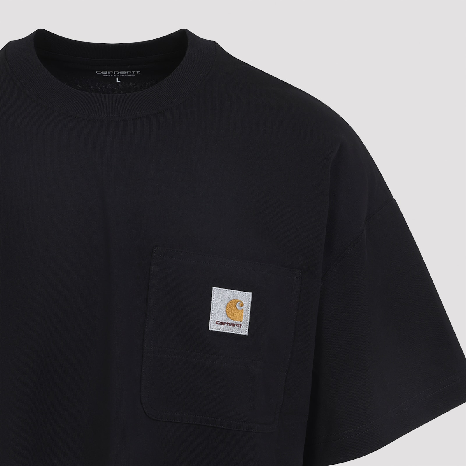 Carhartt Hudson Pocket Short-sleeved T-shirt In Black