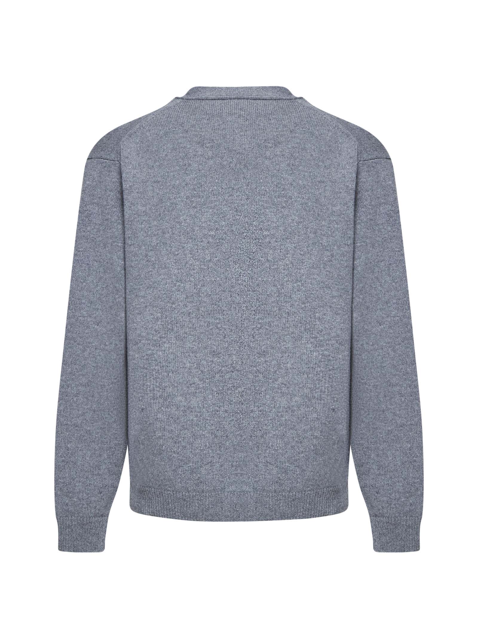 Shop Kenzo Cardigan In Grey