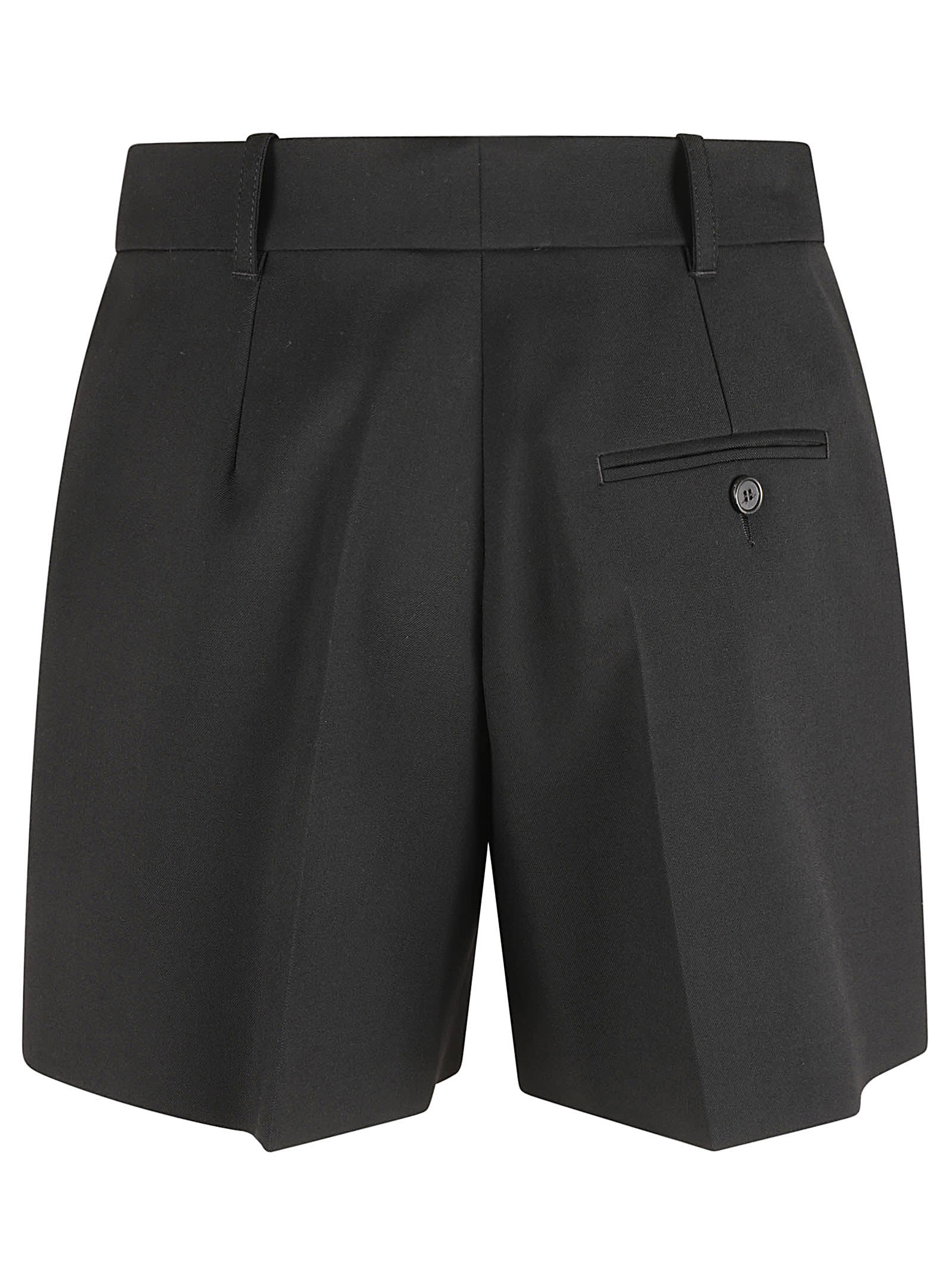 Shop Alexander Mcqueen Wrap Shorts In Black