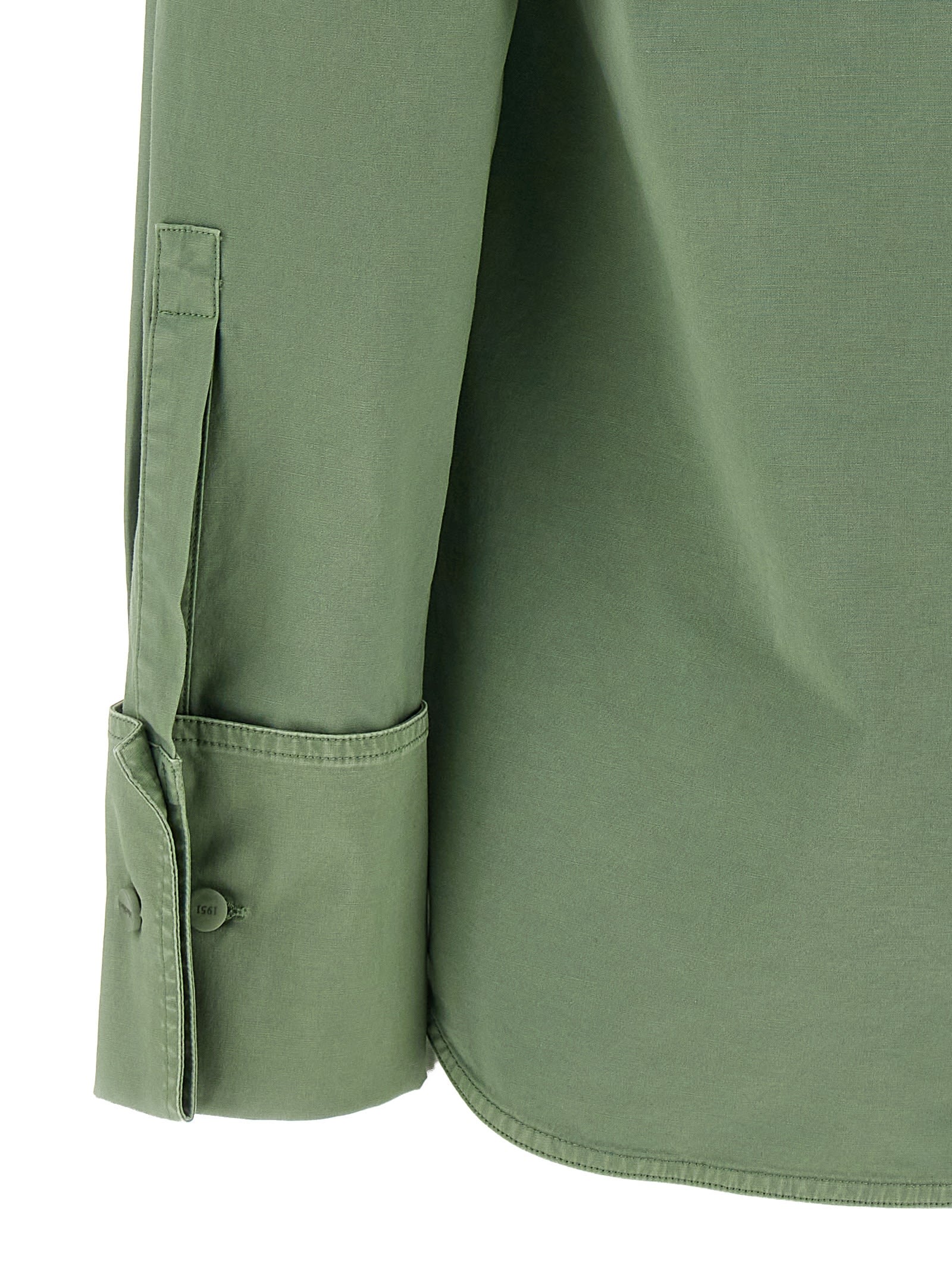 Shop Max Mara Francia Shirt In Green