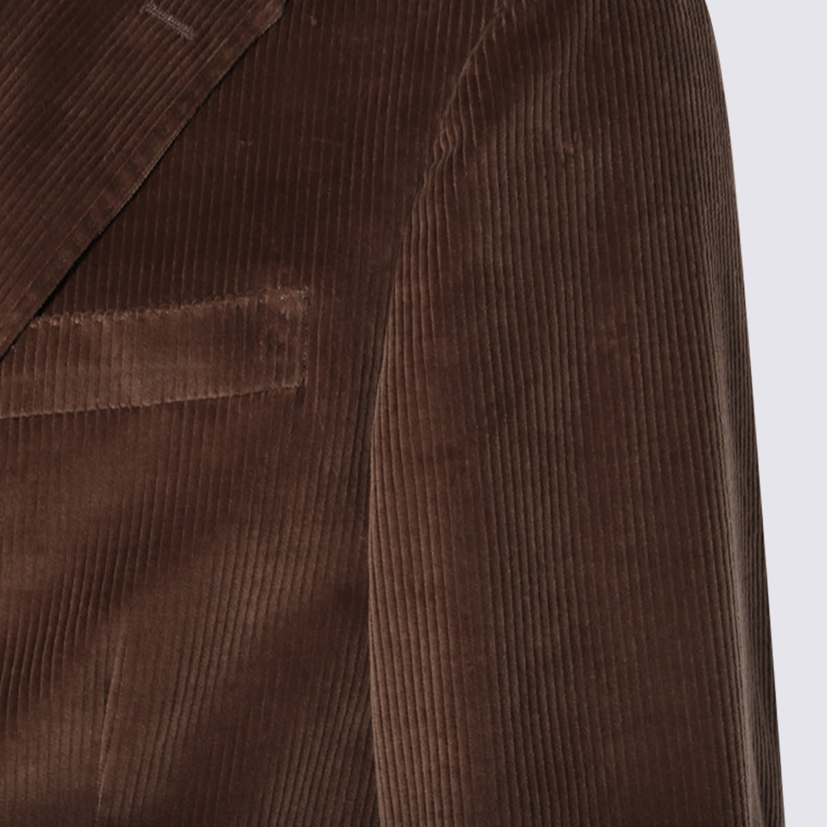 Lardini Brown Cotton Suit In Neutral