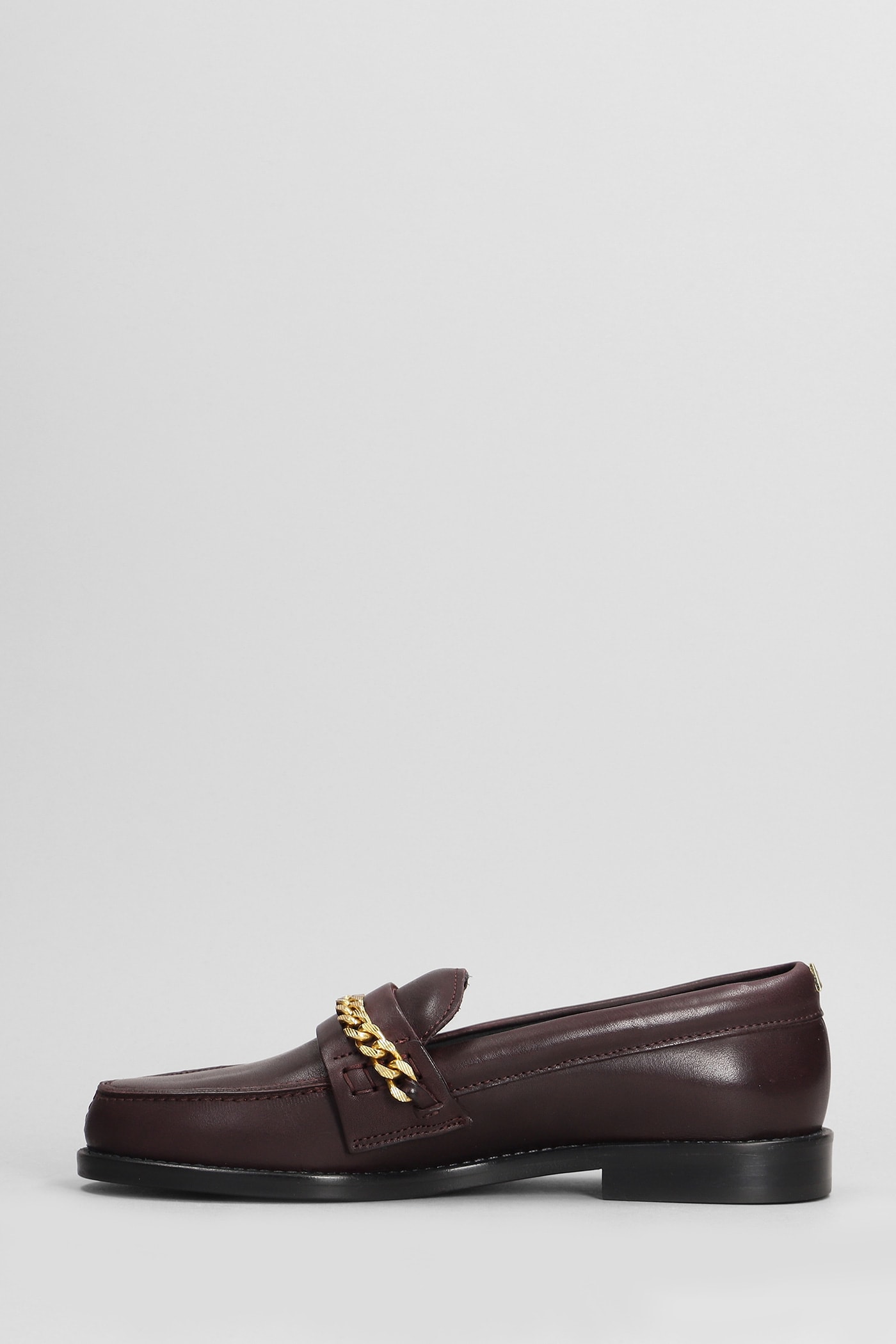 Shop Golden Goose Jerry Loafers In Bordeaux Leather