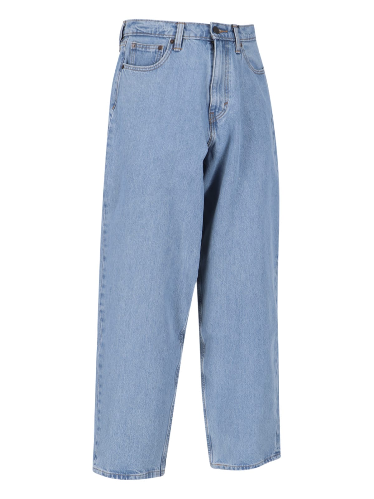 Shop Levi's Super Oversize Skate Jeans In Light Blue
