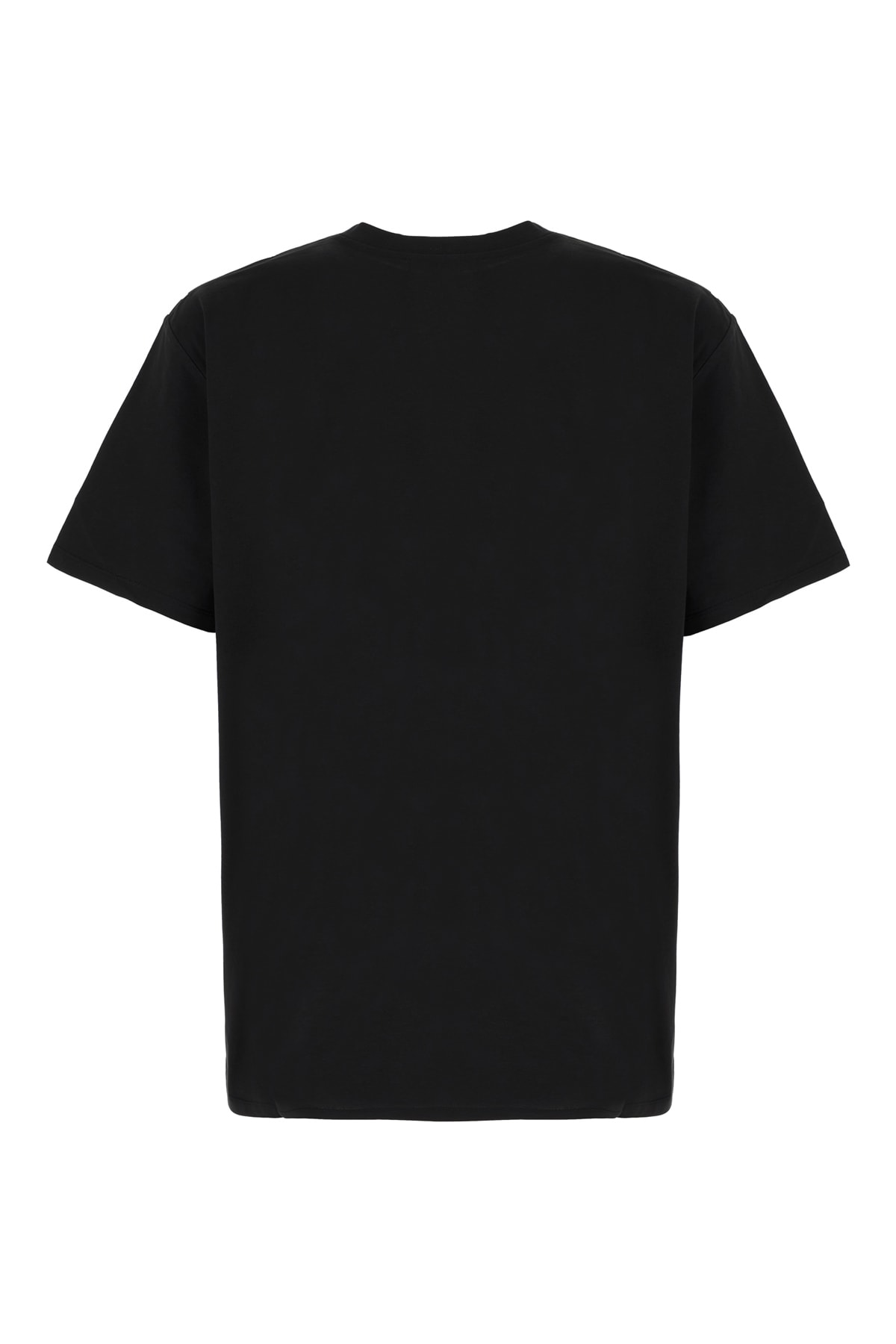 BALMAIN BLACK OVERSIZE COTTON T-SHIRT